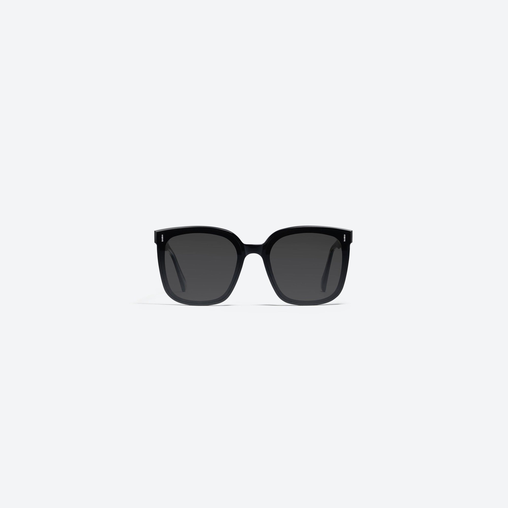 A front view of Gentle Monster Frida 01 Black Acetate framed Square sunglasses.