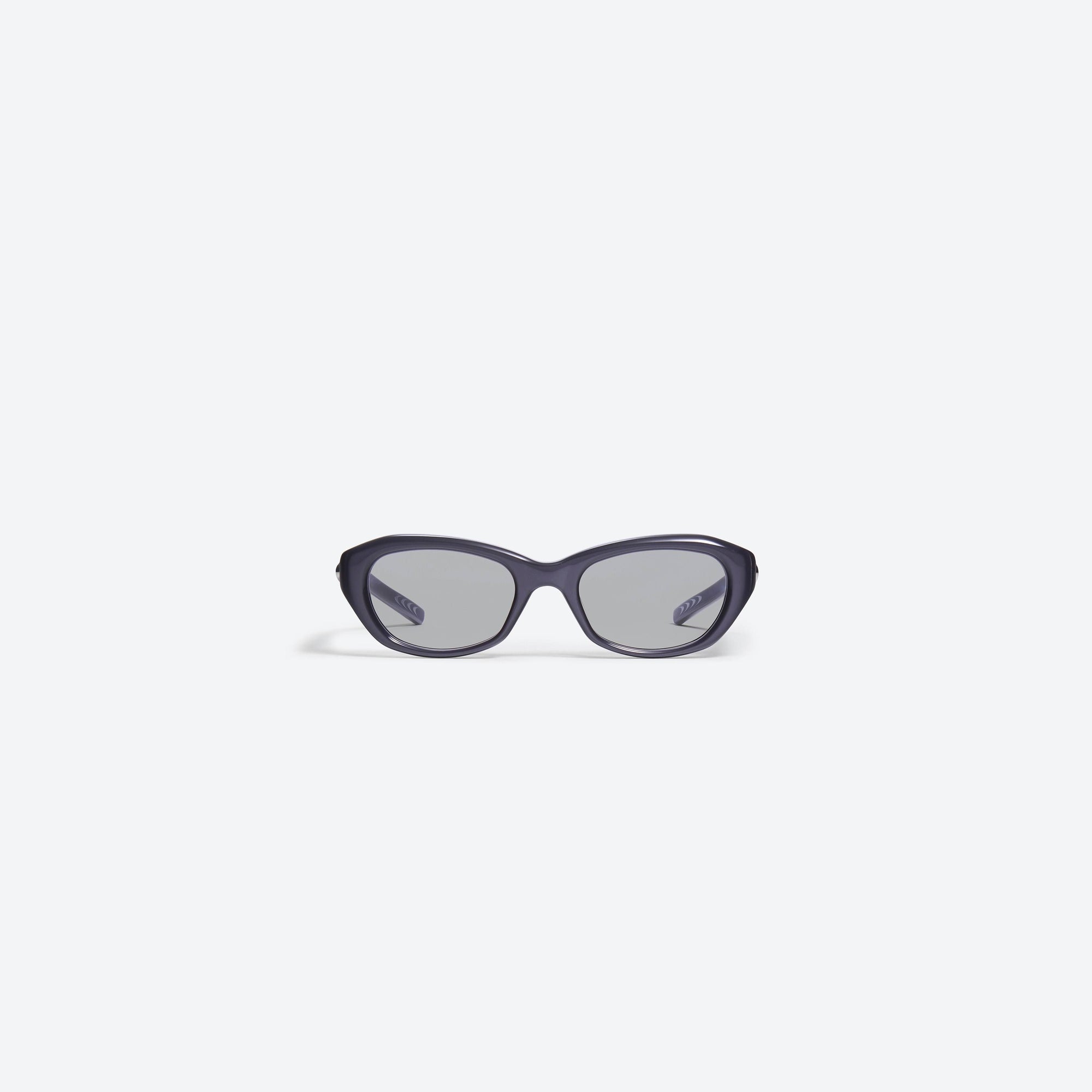 A front view of Gentle Monster Jules G11 Gray Acetate framed Square sunglasses.