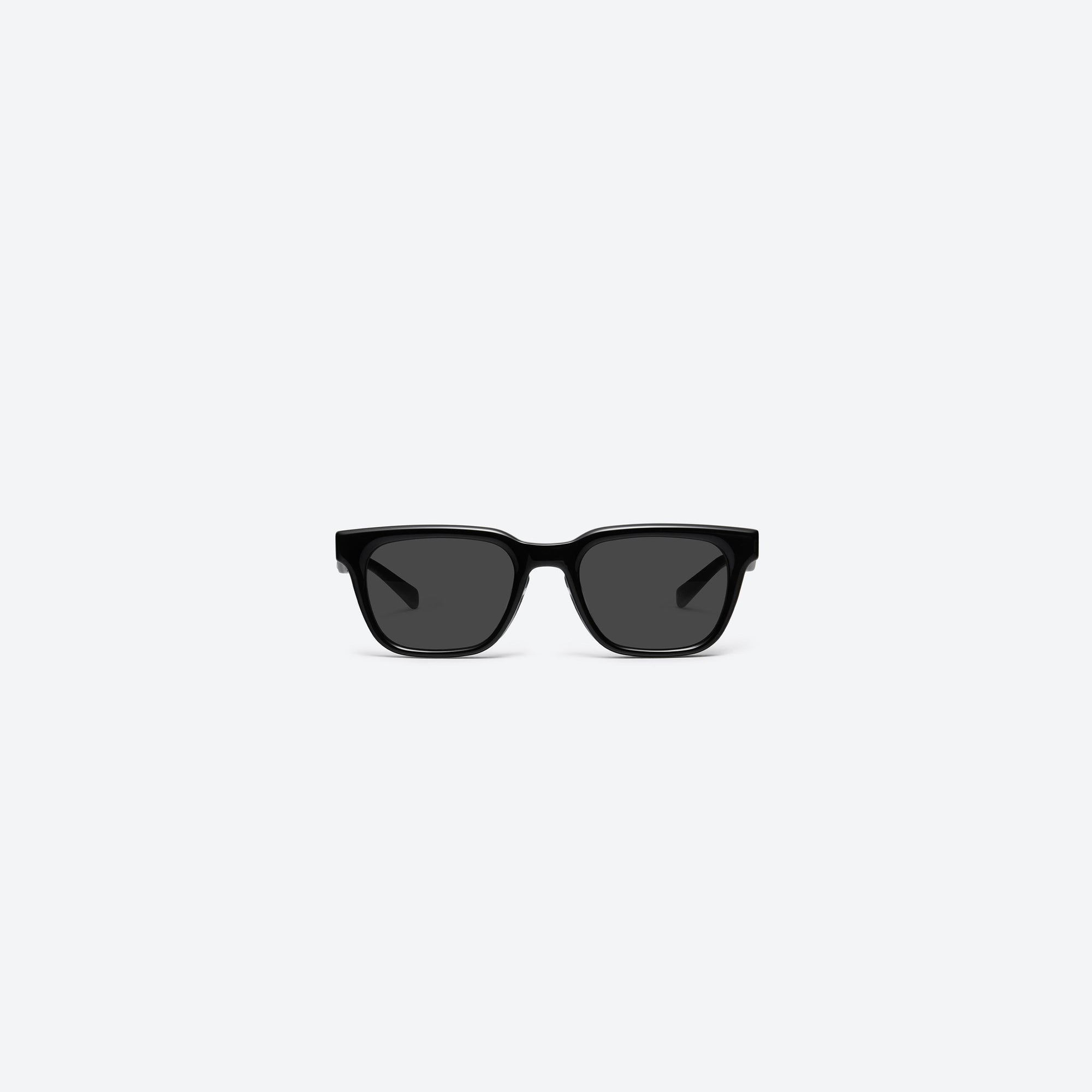 A front view of Gentle Monster Maison Margiela - MM110 01 Black Acetate framed Square sunglasses.