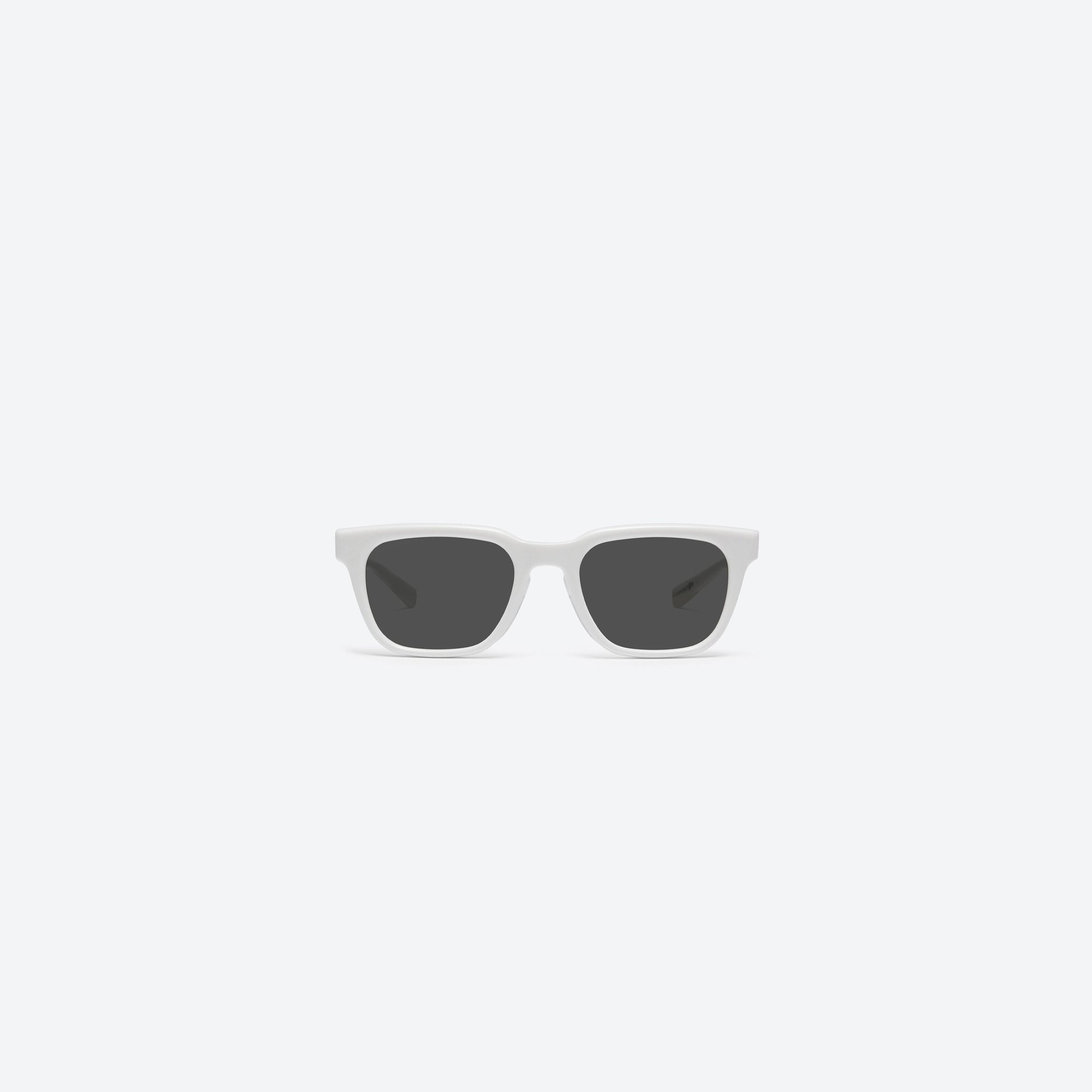 A front view of Gentle Monster Maison Margiela - MM110 W2 White Acetate framed Square sunglasses.
