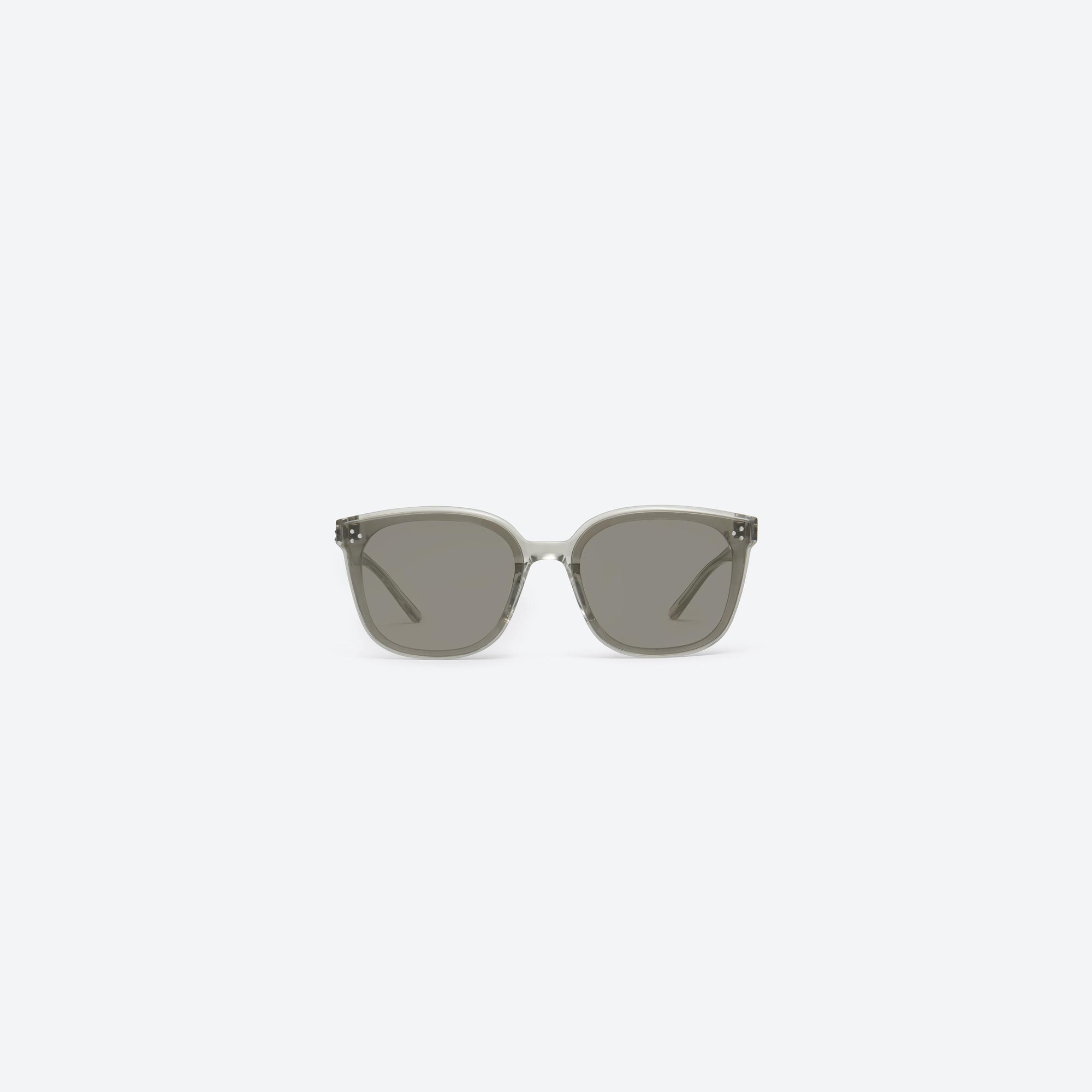 A front view of Gentle Monster By BRC11 Brown Acetate framed Square sunglasses.