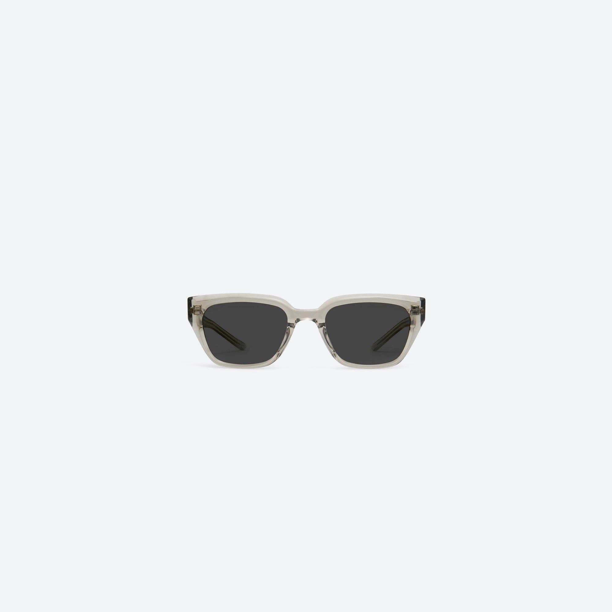 A front view of Gentle Monster Nabi BRC11 Brown Acetate framed Square sunglasses.