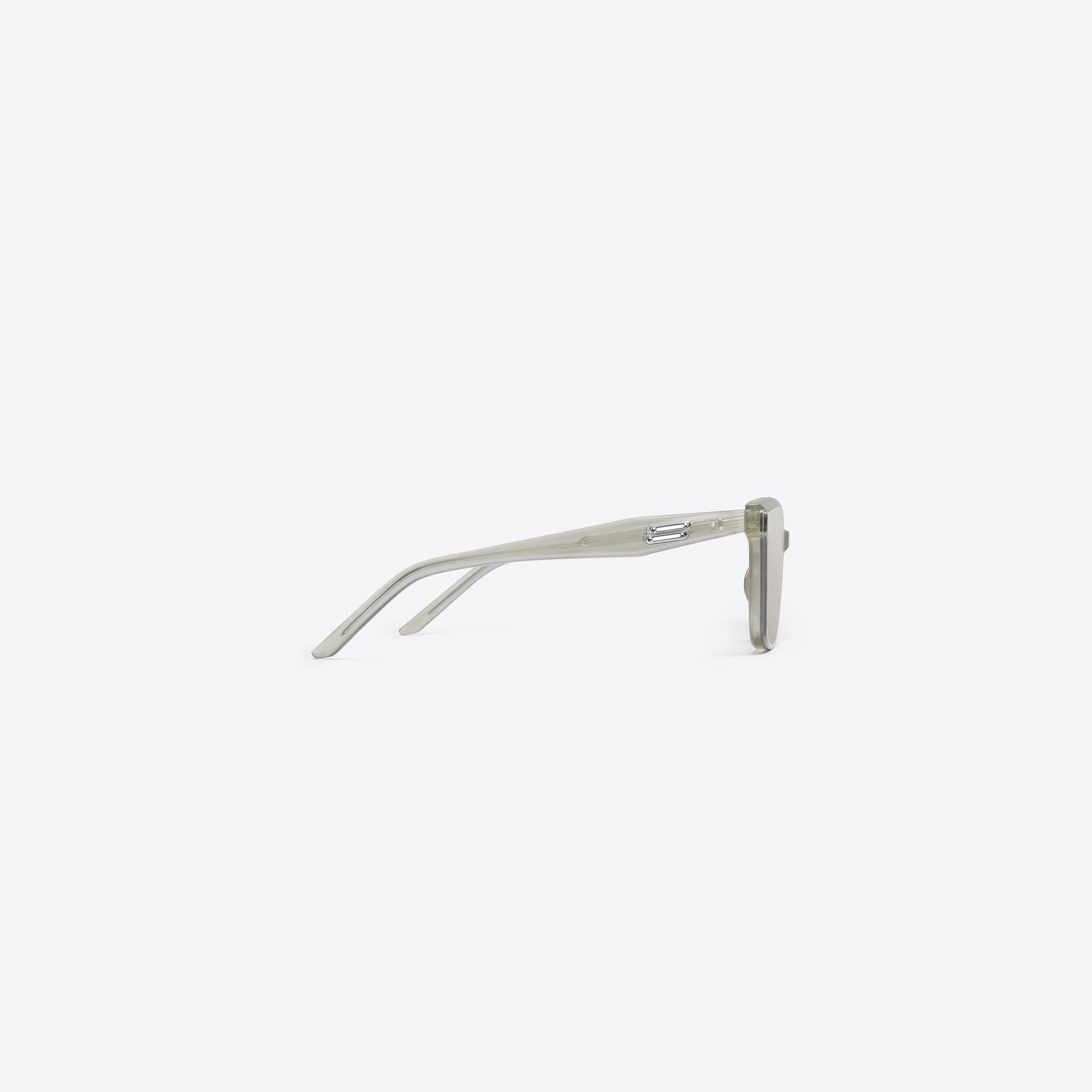 A detailed right view of Gentle Monster Tote GC10 Gray Acetate framed Square sunglasses.