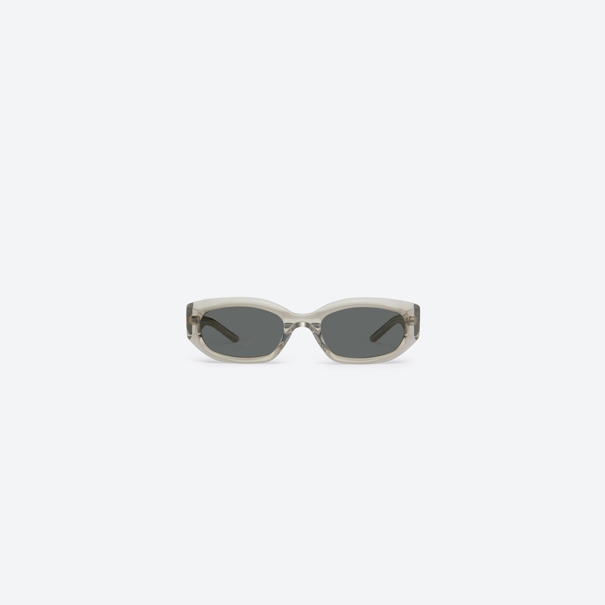 A front view of Gentle Monster Venom BRC11 Brown Acetate framed Square sunglasses.
