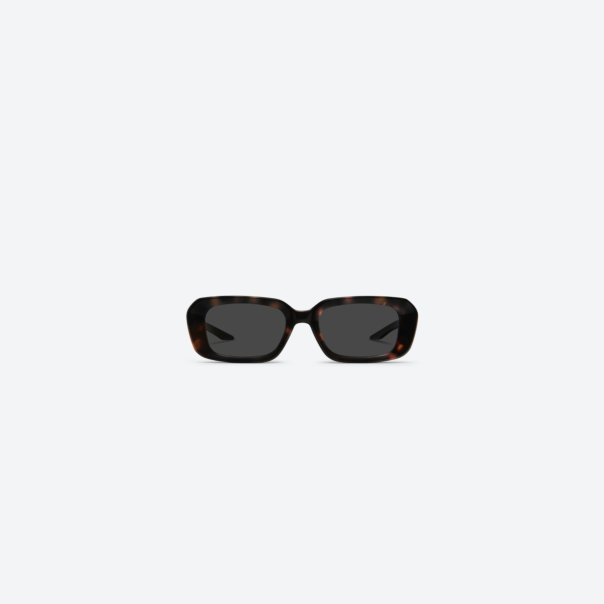 A front view of Gentle Monster Melrose T1 Tortoise Acetate framed Square sunglasses.