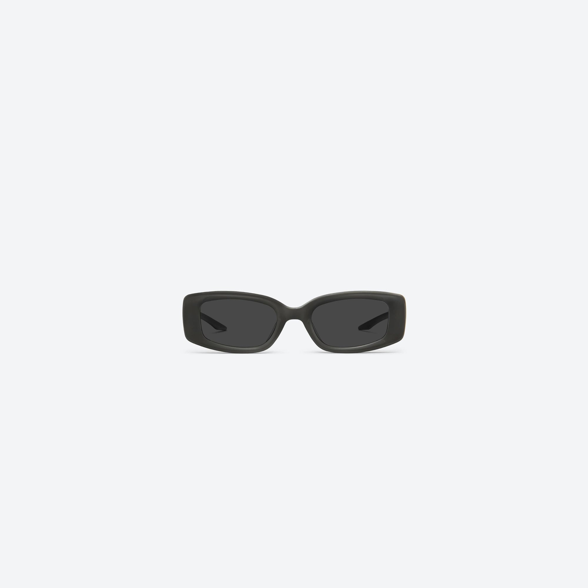 A front view of Gentle Monster Ash G15 Gray Acetate framed Square sunglasses.