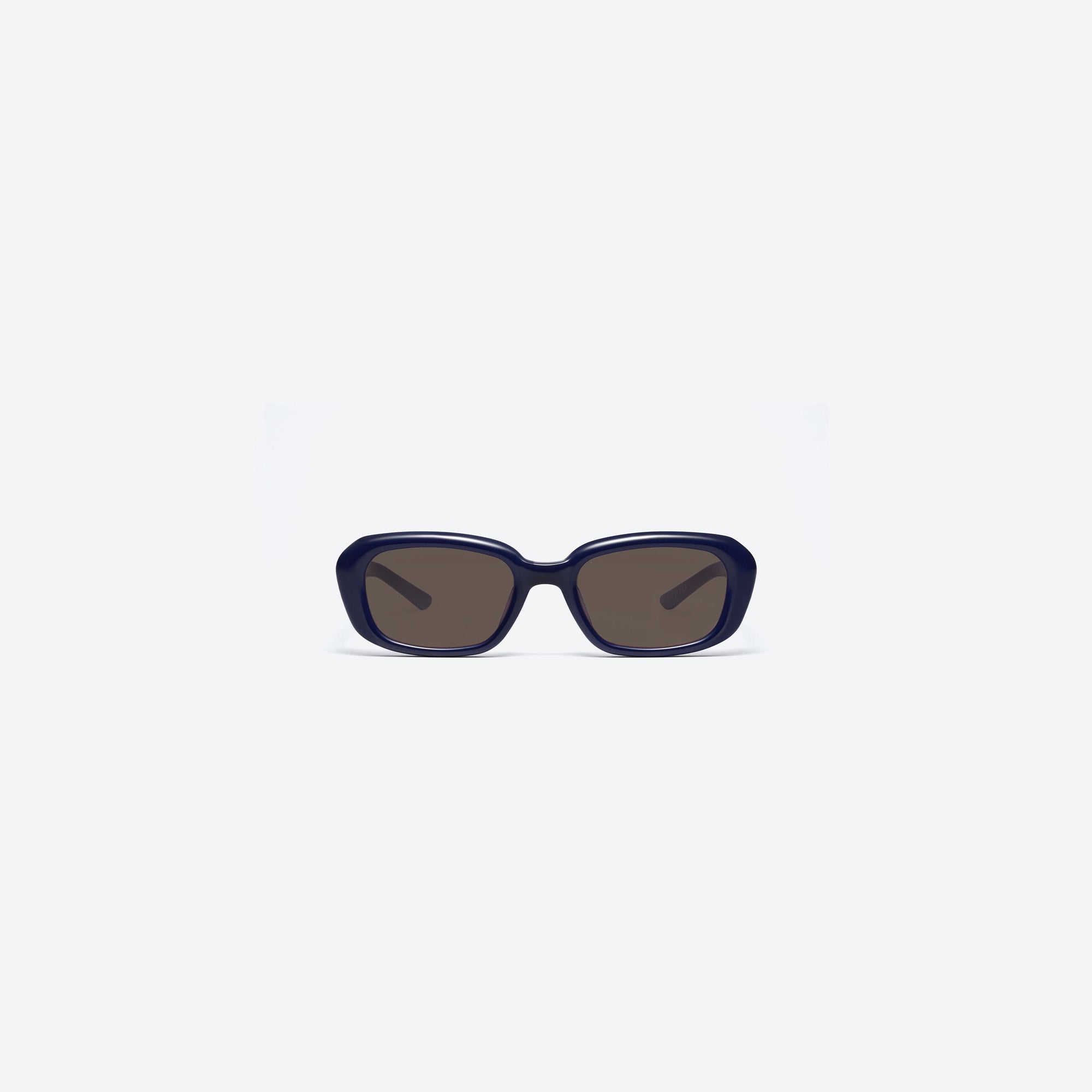 A front view of Gentle Monster Maison Margiela - MM207 N6(BR) Blue Acetate framed Square sunglasses.
