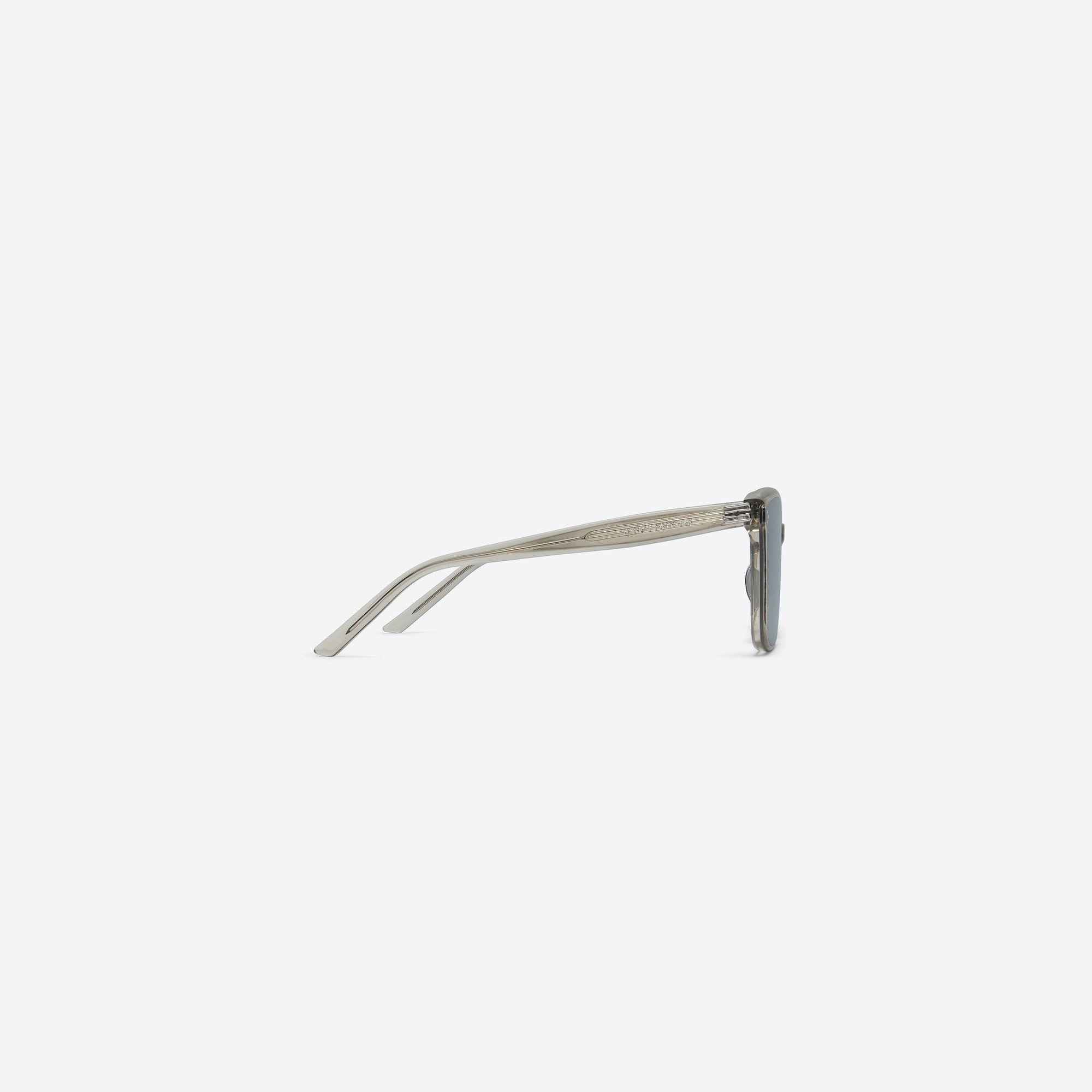 A detailed right view of Gentle Monster My Me BRC11 Brown Acetate framed Square sunglasses.