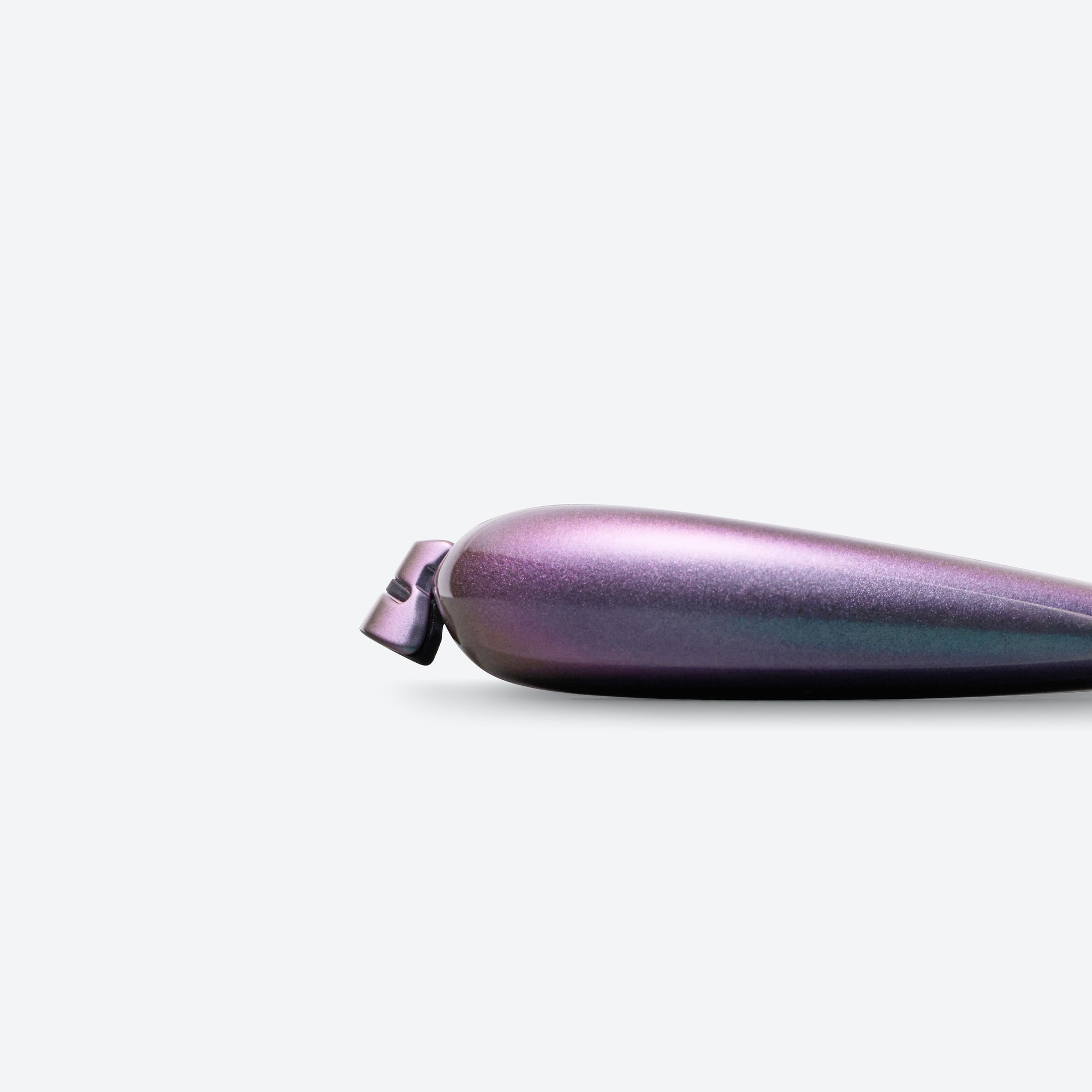 A detailed left view of Gentle Monster Siguer MSV1 Silver Metal framed Wraparound sunglasses.
