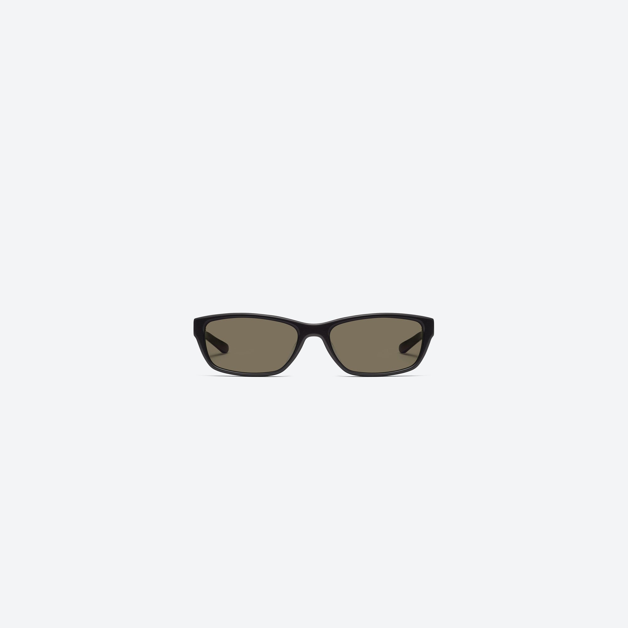 A front view of Gentle Monster Vety G18 Gray Acetate framed Square sunglasses.