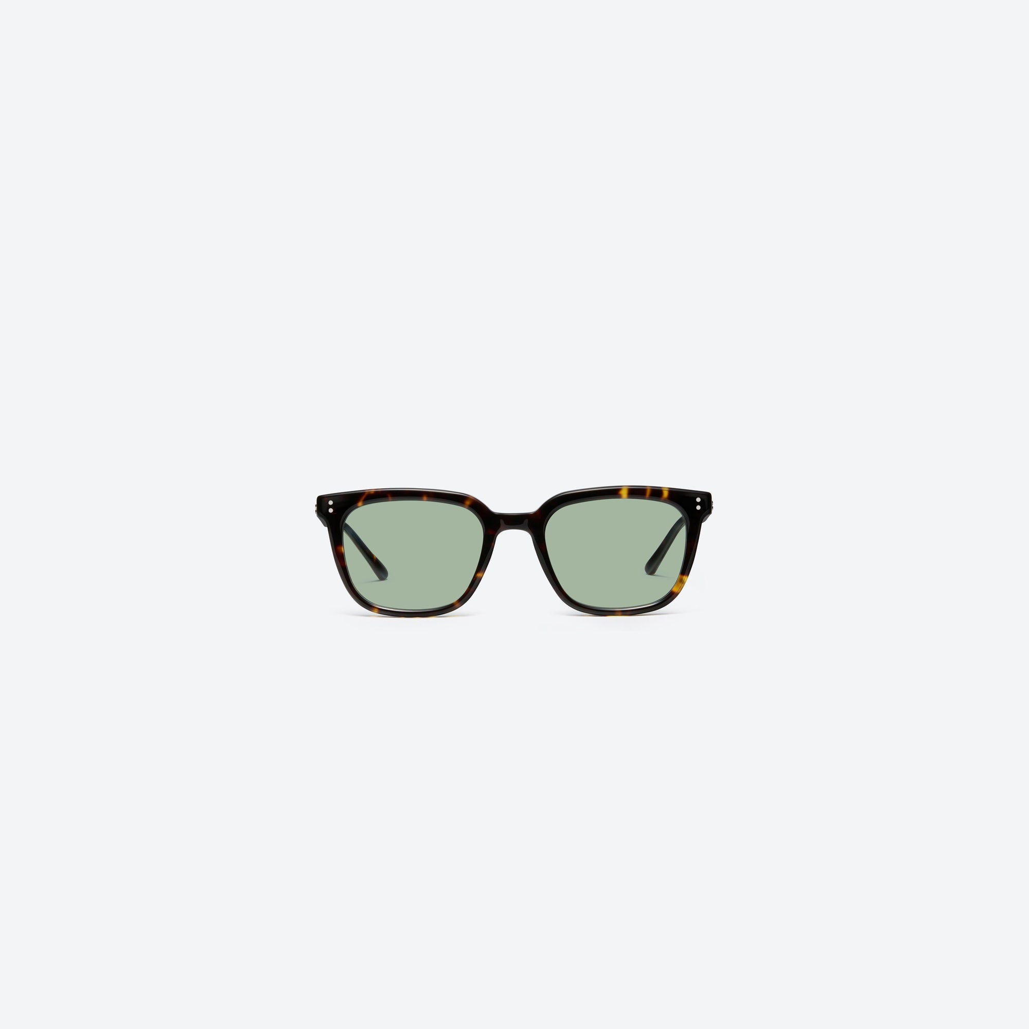 A front view of Gentle Monster Daze T9 Tortoise Acetate framed Square sunglasses.