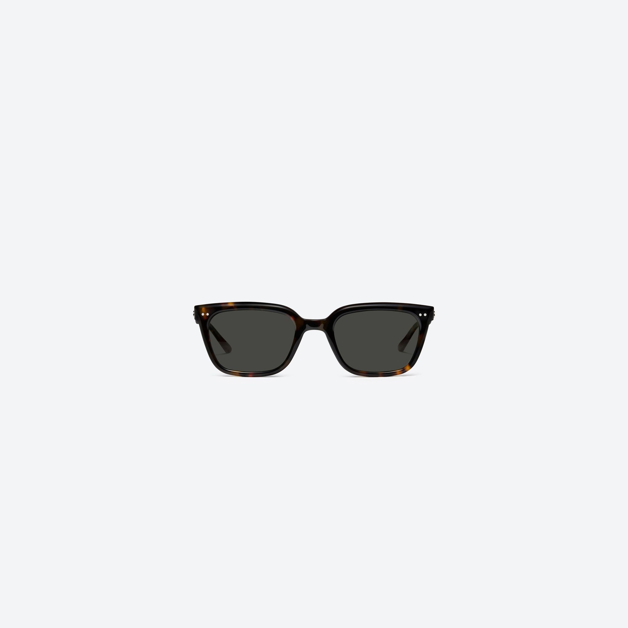 A front view of Gentle Monster Soho T1 Tortoise Acetate framed Square sunglasses.