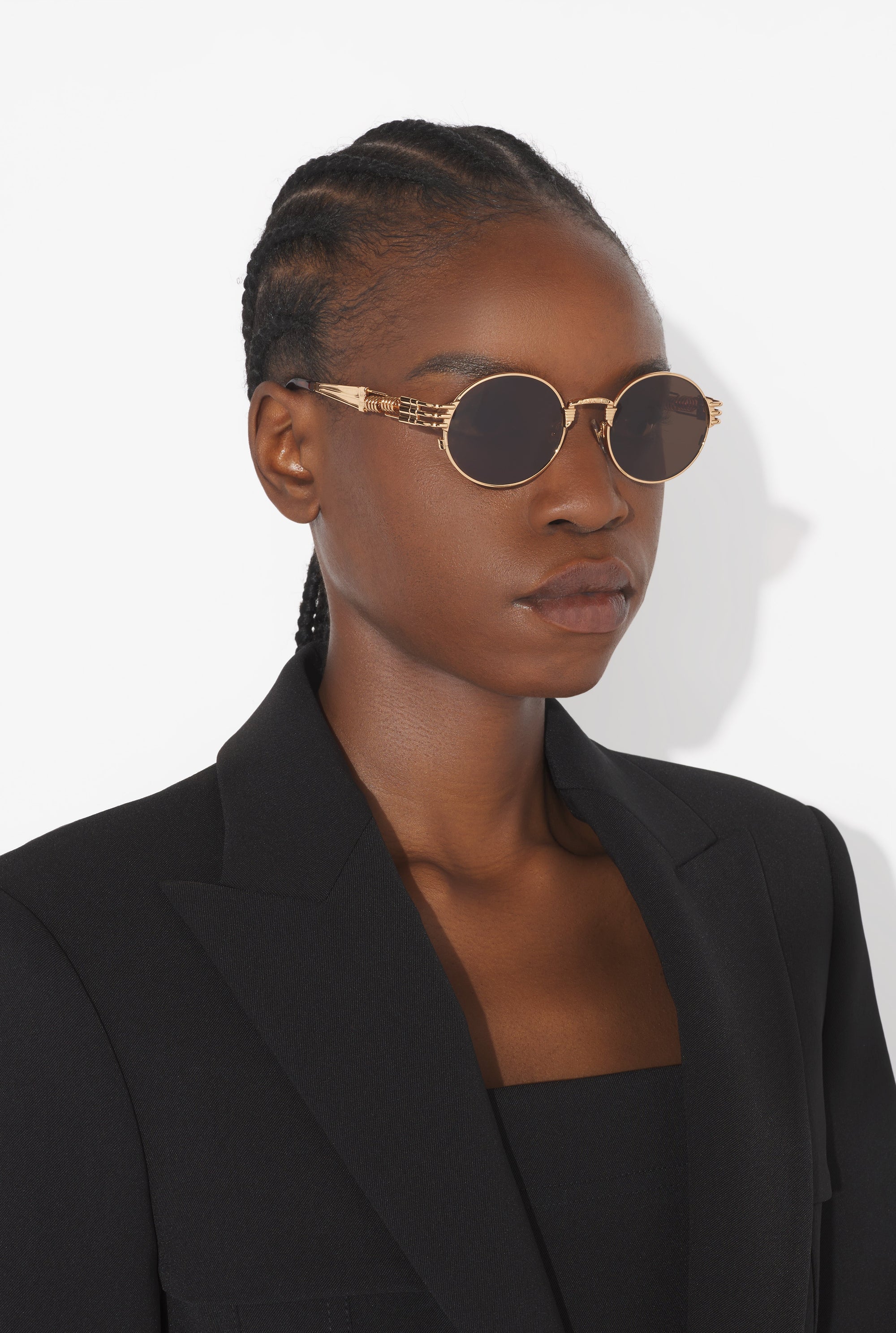 The Rose Gold 56-6106 Sunglasses