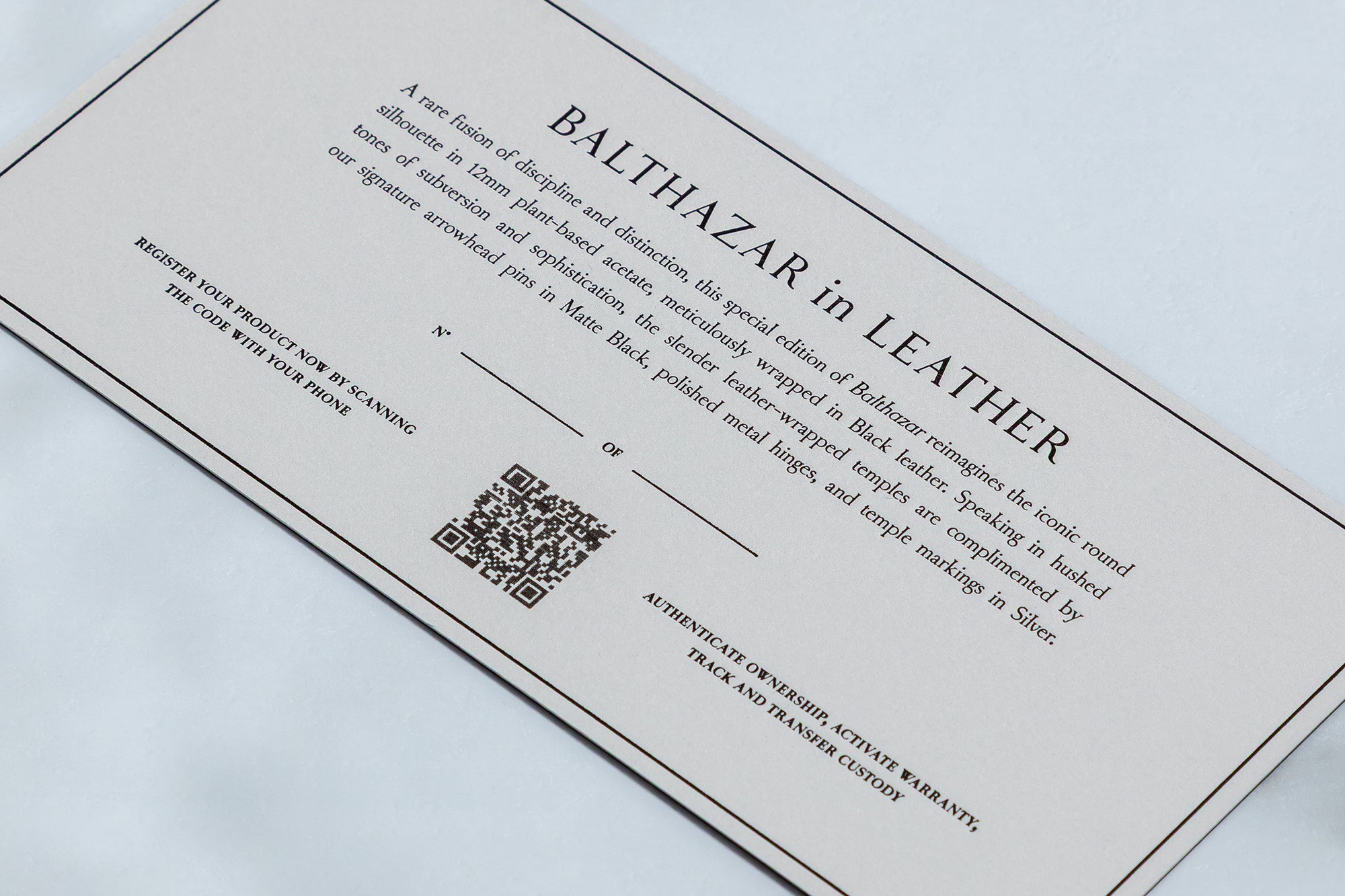 JMM BY HAIDER ACKERMANN: BALTHAZAR LEATHER