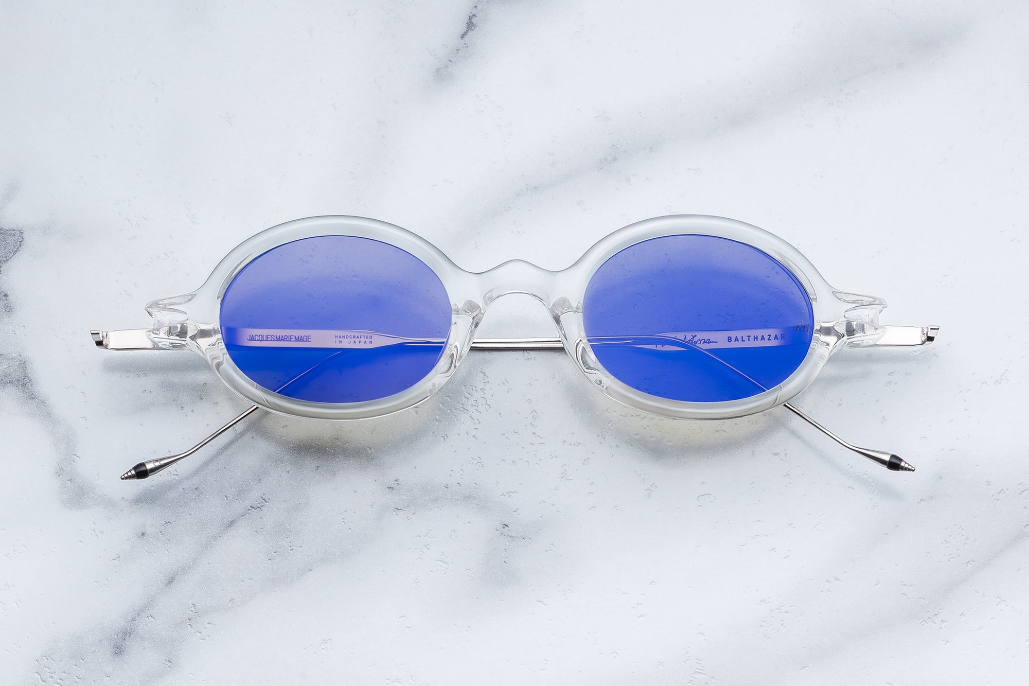 Jmm By Haider Ackermann: Balthazar#w2-topaz-royal-blue-mirror-cr39_
