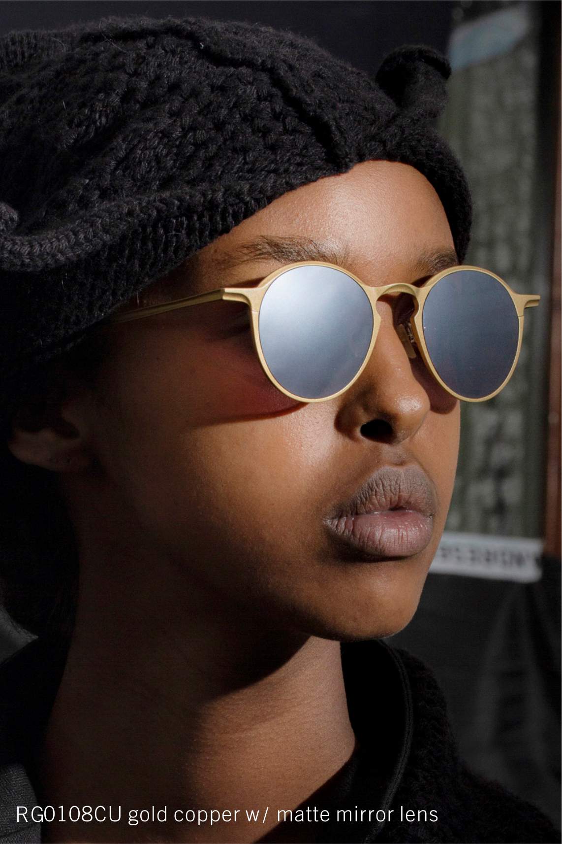 RG0108CU gold copper w/ matte mirror lens