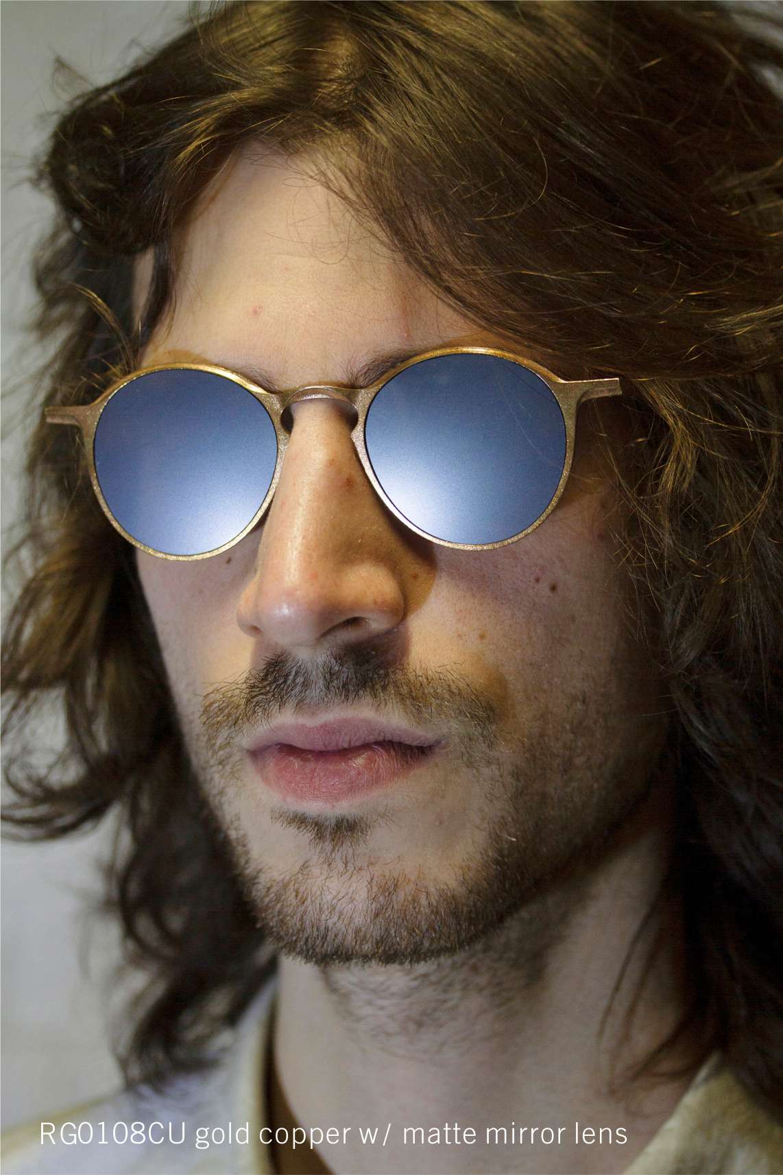 RG0108CU gold copper w/ matte mirror lens