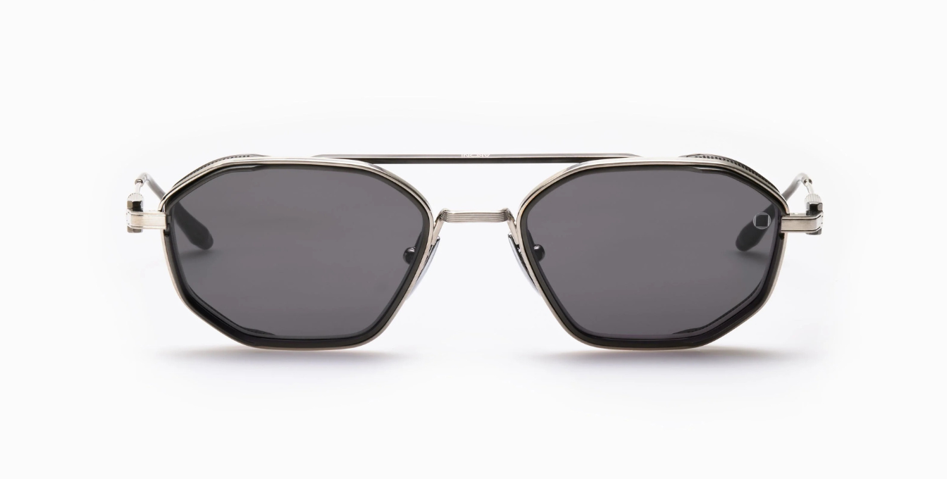 Eris-Two | Brushed Silver - Brushed Black Rhodium