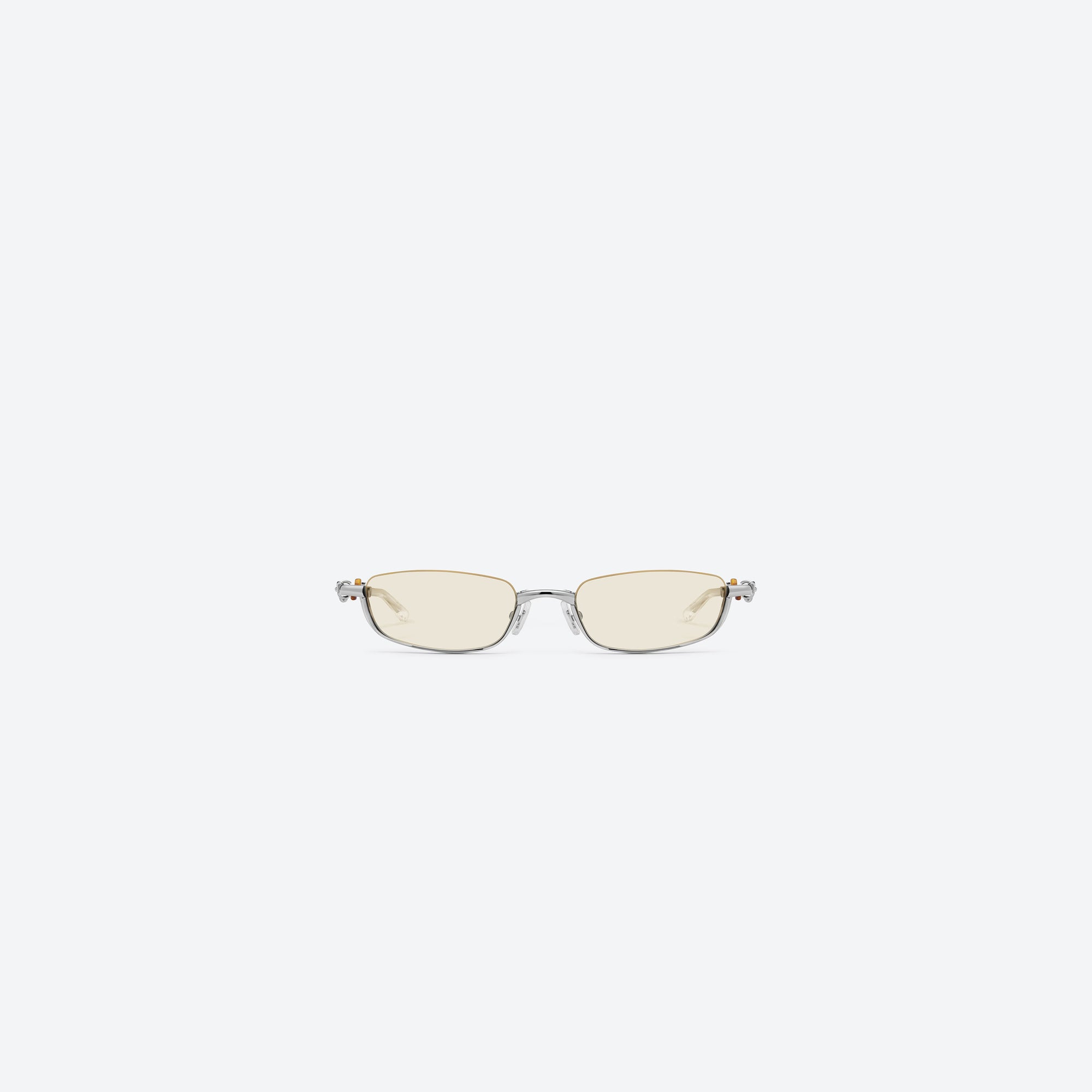 Gentle Monster Vert 02(CM) Sunglasses - Silver / Clear Mirror