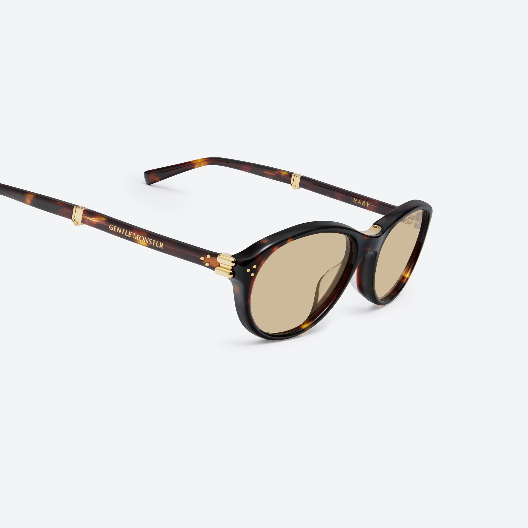 Gentle Monster Harv T1 Sunglasses - Tortoise / Brown