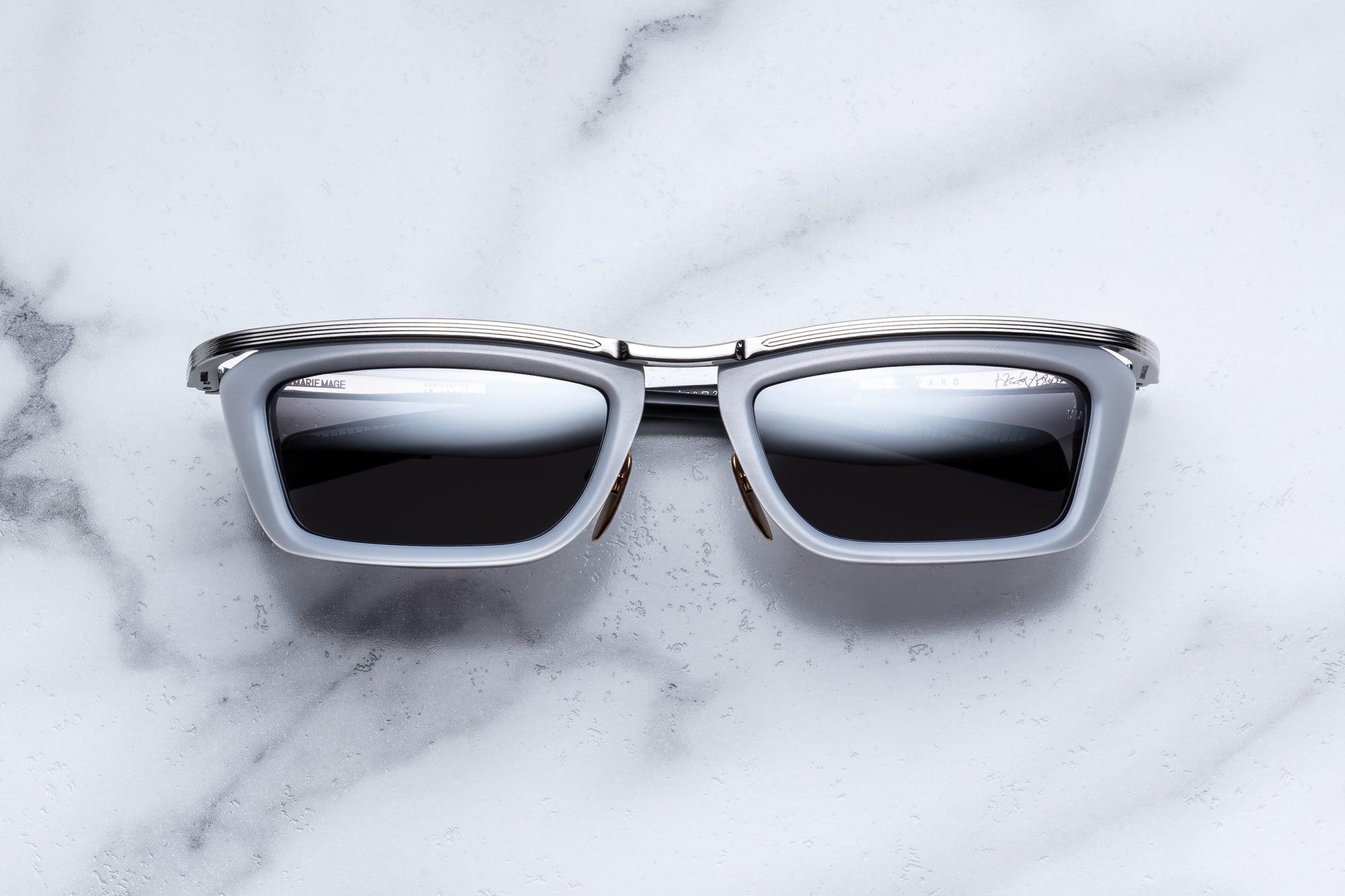 Jmm By Haider Ackermann: Gaspard#s1-argent-super-chrome-mirror-cr39_
