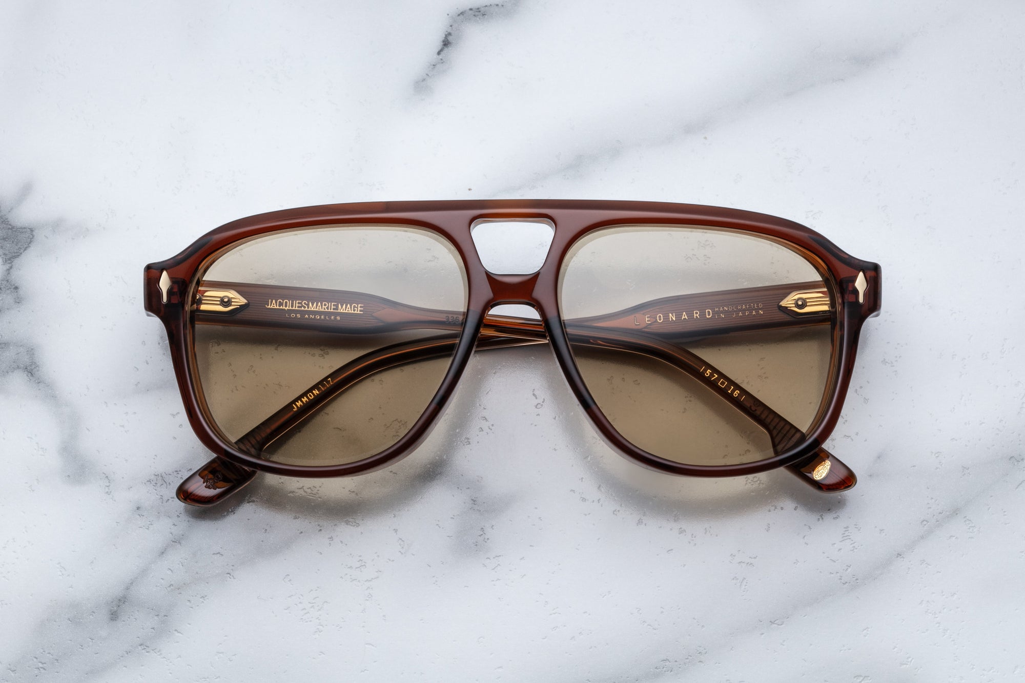 Leonard#11z-teak-khaki-glass_
