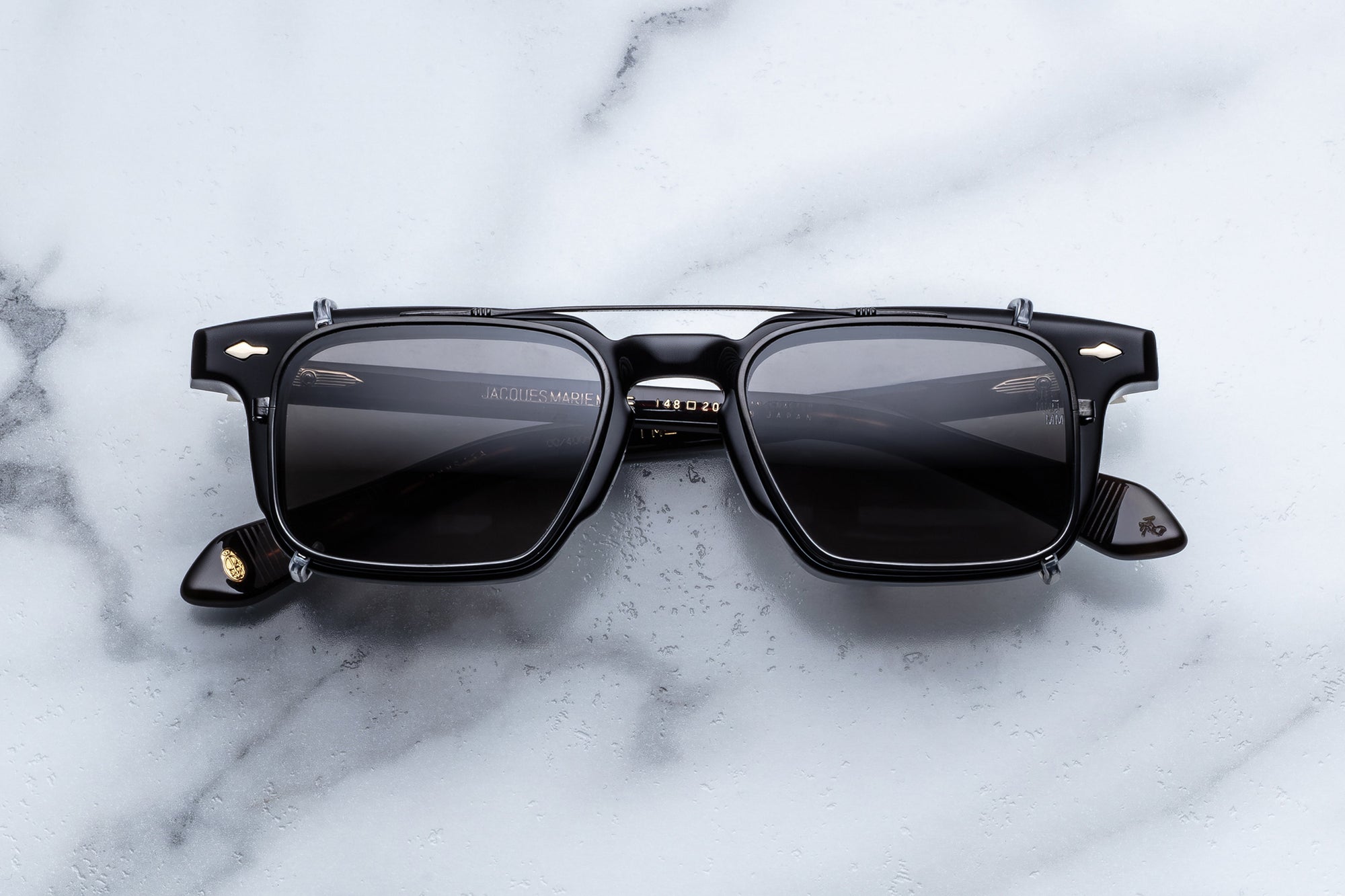 Moscova Clip On#88-black-black-mineral-glass_