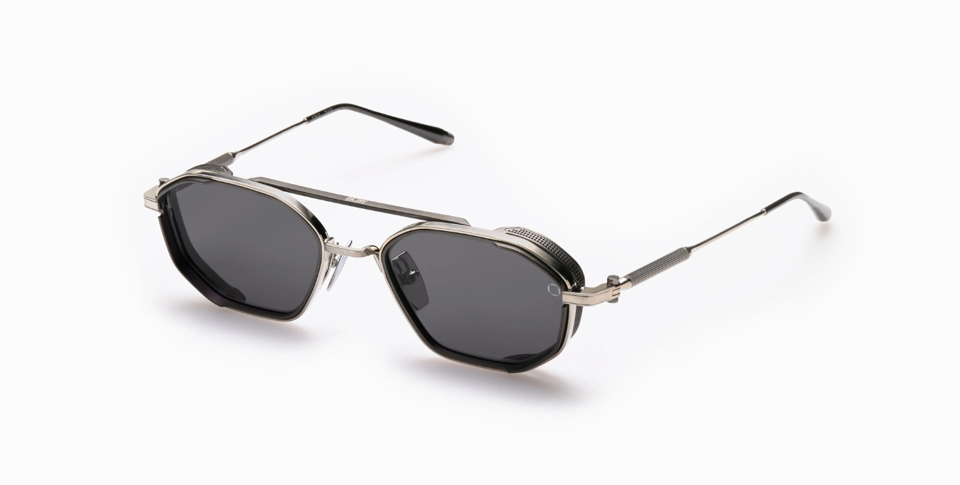 Eris-Two | Brushed Silver - Brushed Black Rhodium