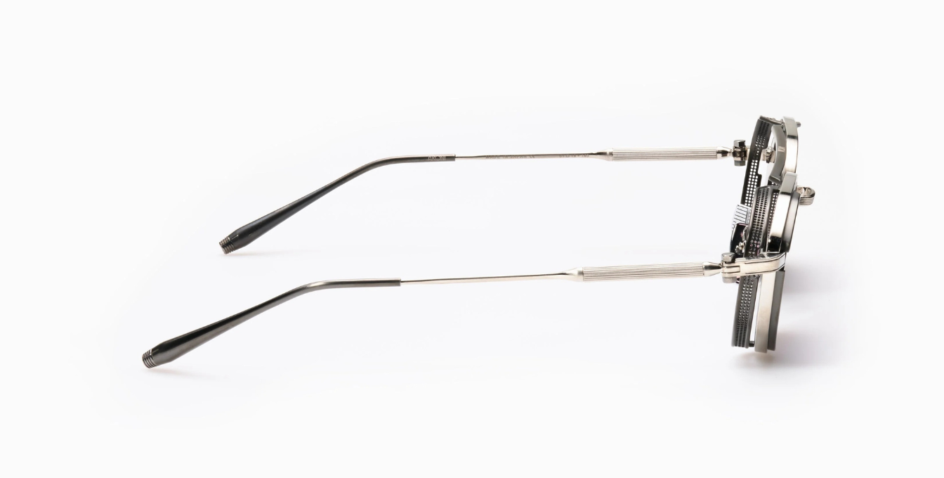 Eris-Two | Brushed Silver - Brushed Black Rhodium