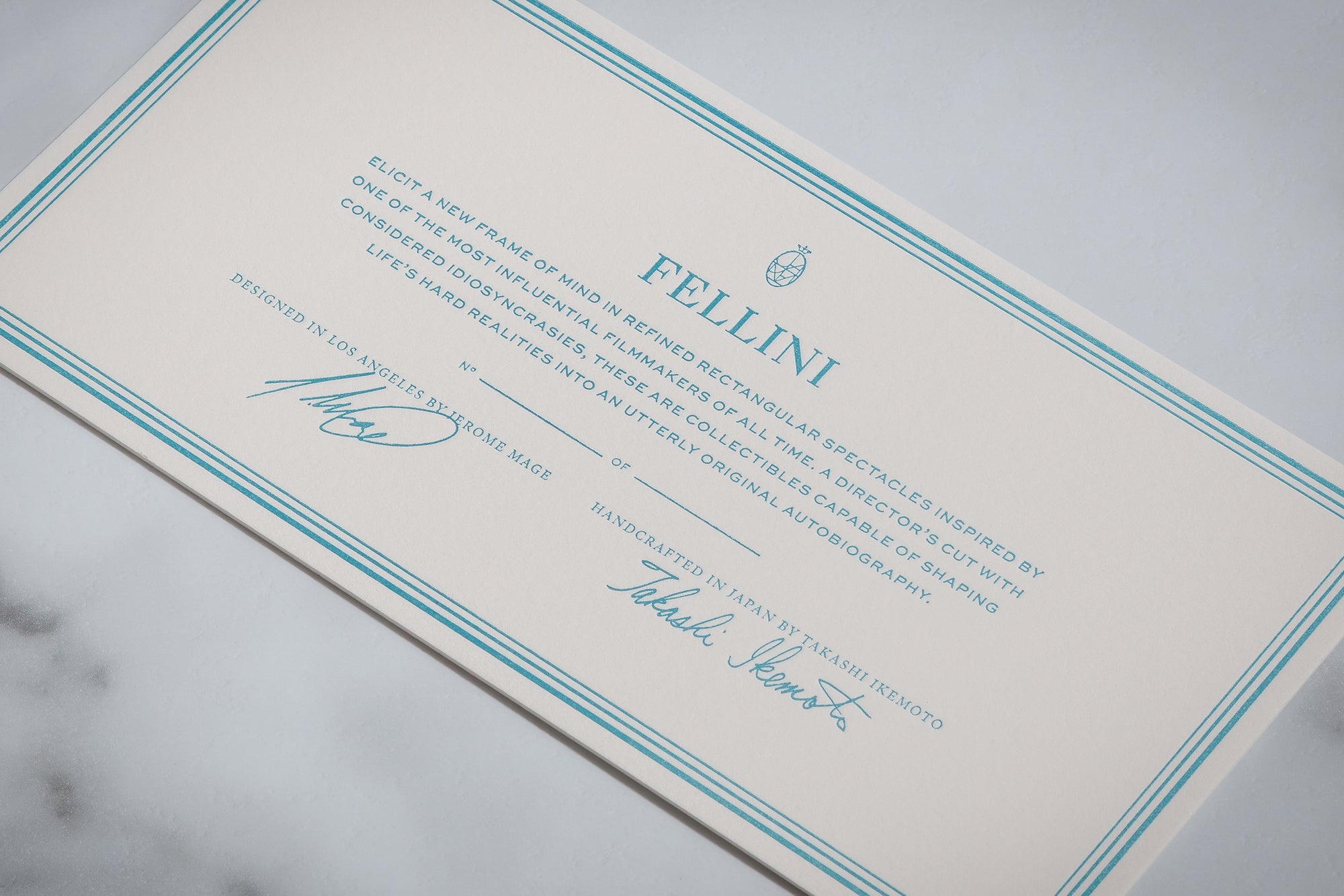 TURQUOISE COLLECTION: FELLINI