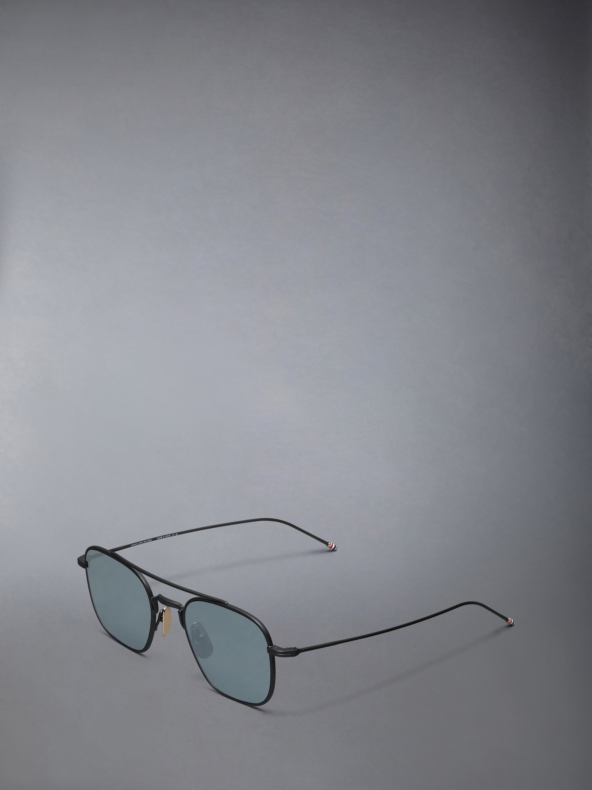 TITANIUM SQUARED AVIATOR SUNGLASSES