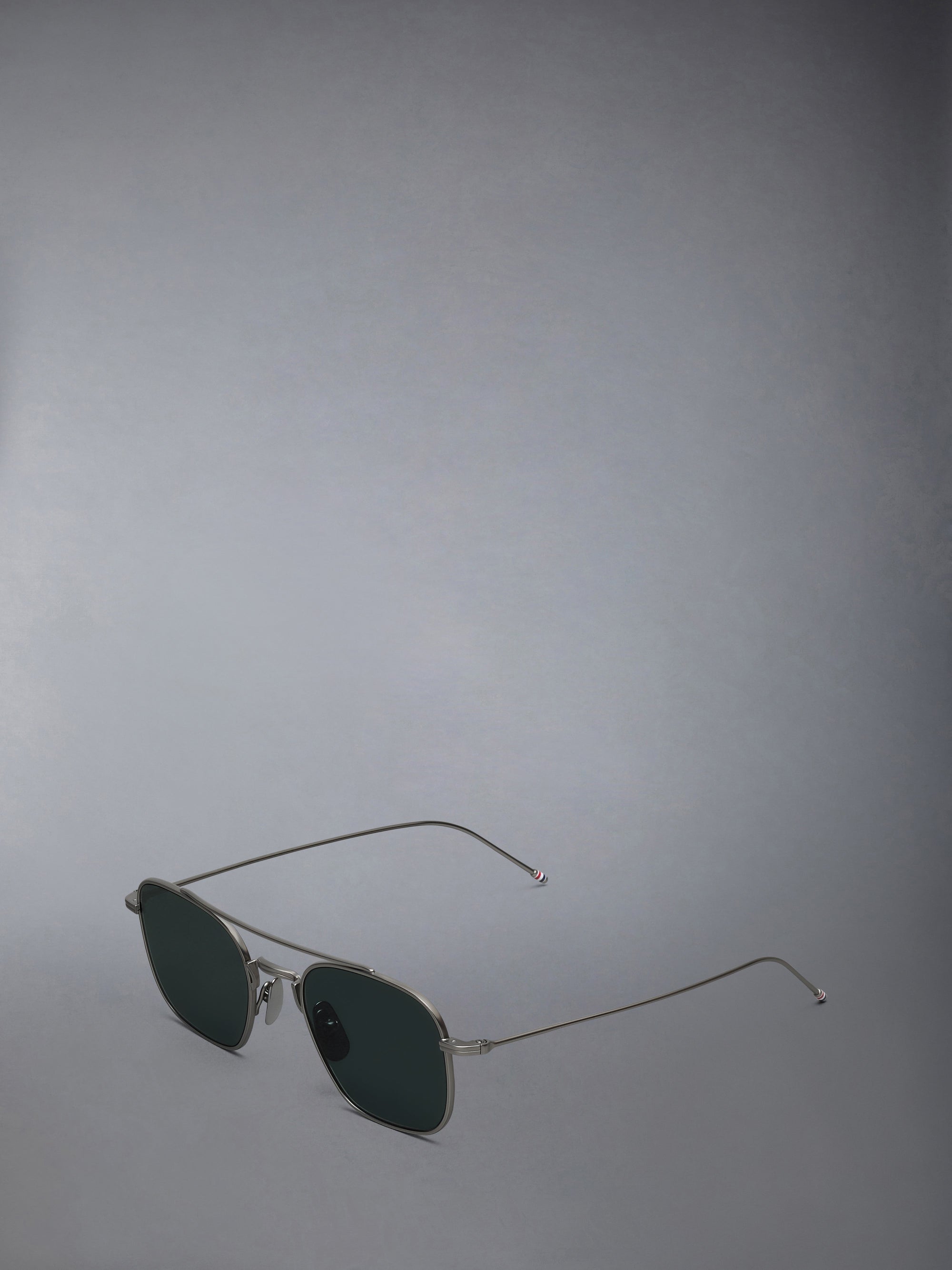 TITANIUM SQUARED AVIATOR SUNGLASSES