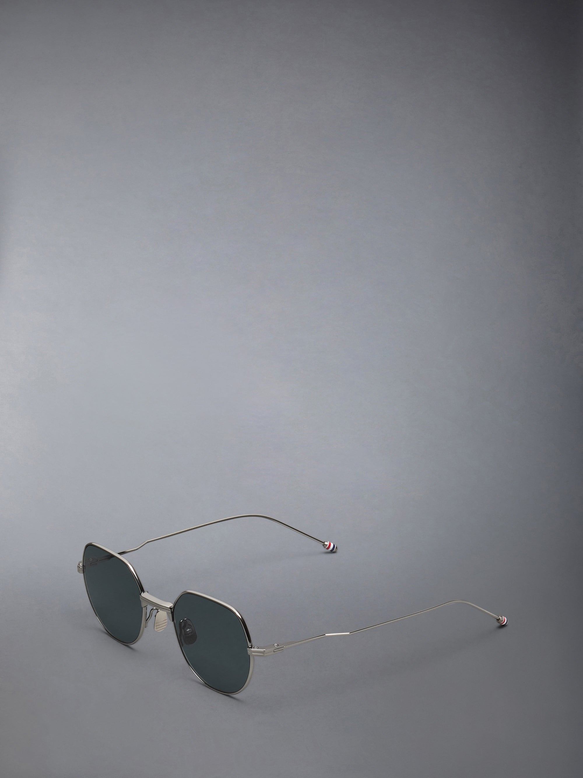 TITANIUM ROUND SUNGLASSES
