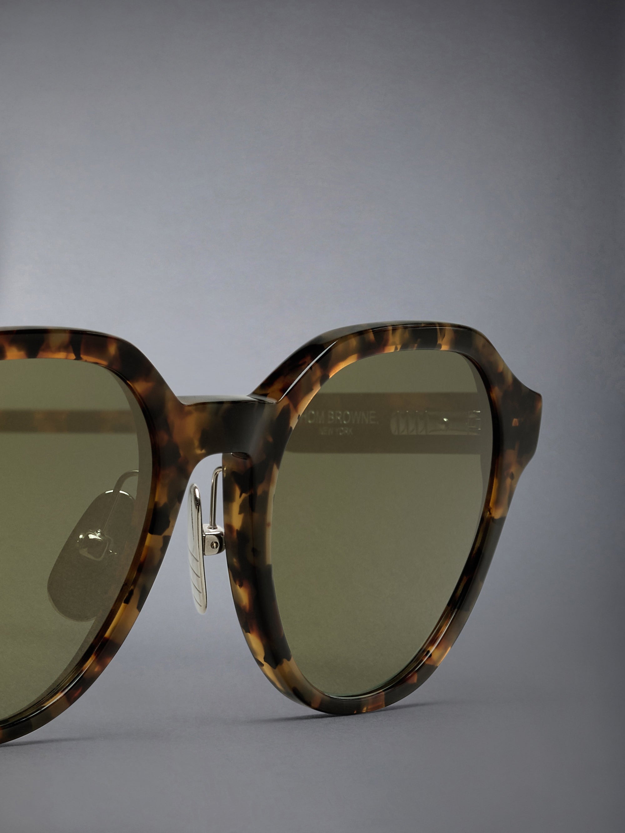 ACETATE OVAL SUNGLASSES