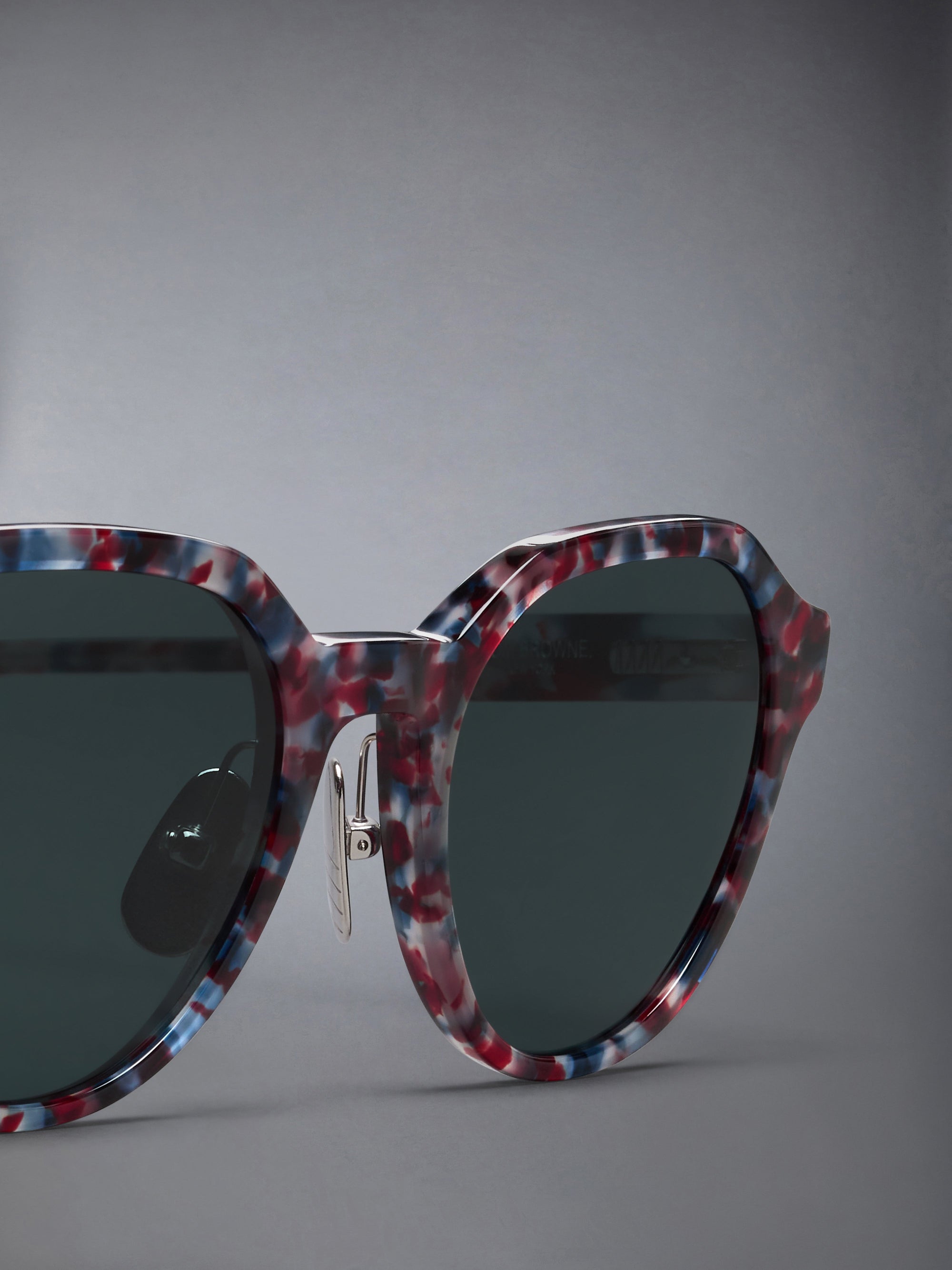 ACETATE OVAL SUNGLASSES