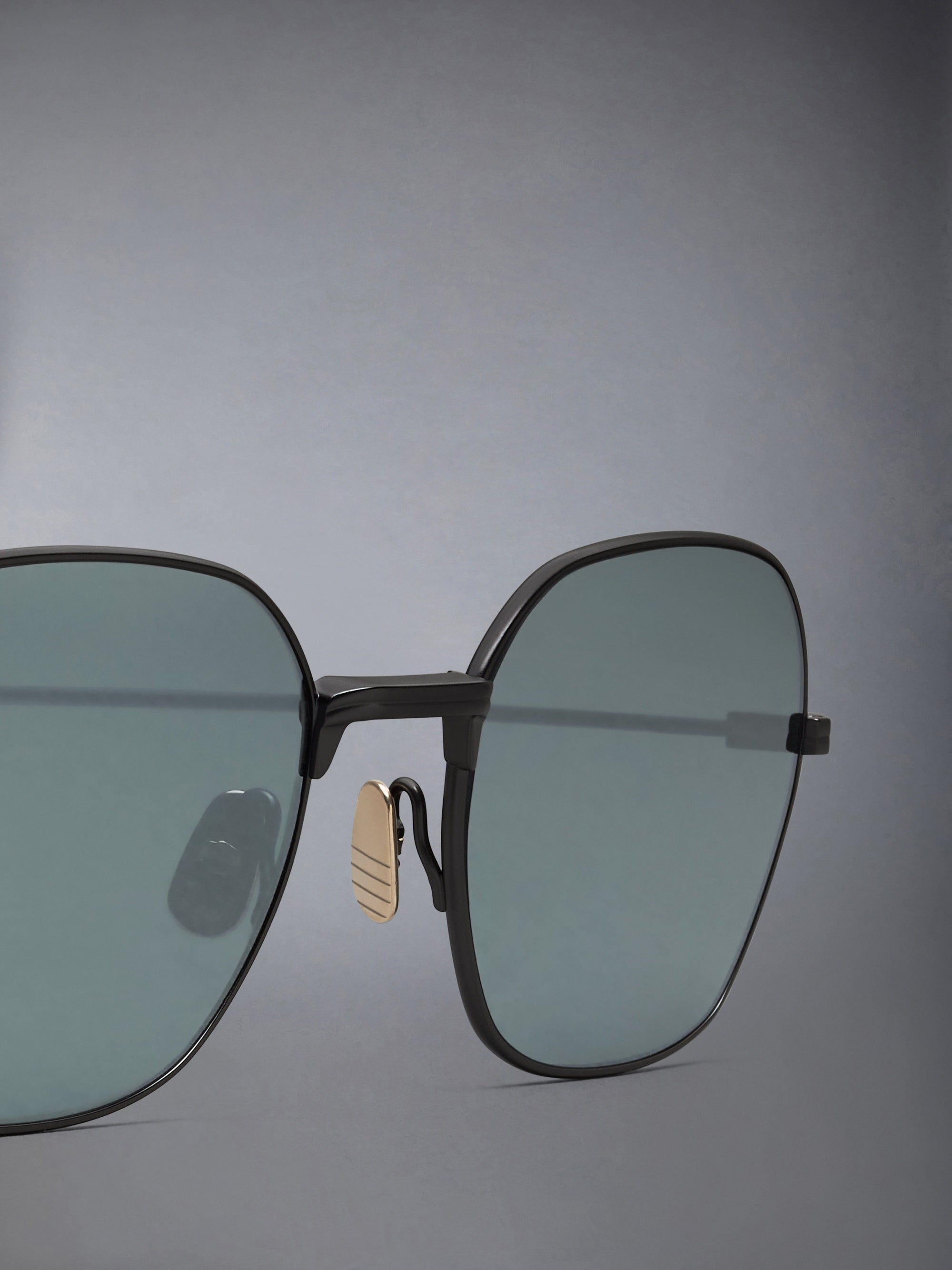 TITANIUM RECTANGULAR SUNGLASSES