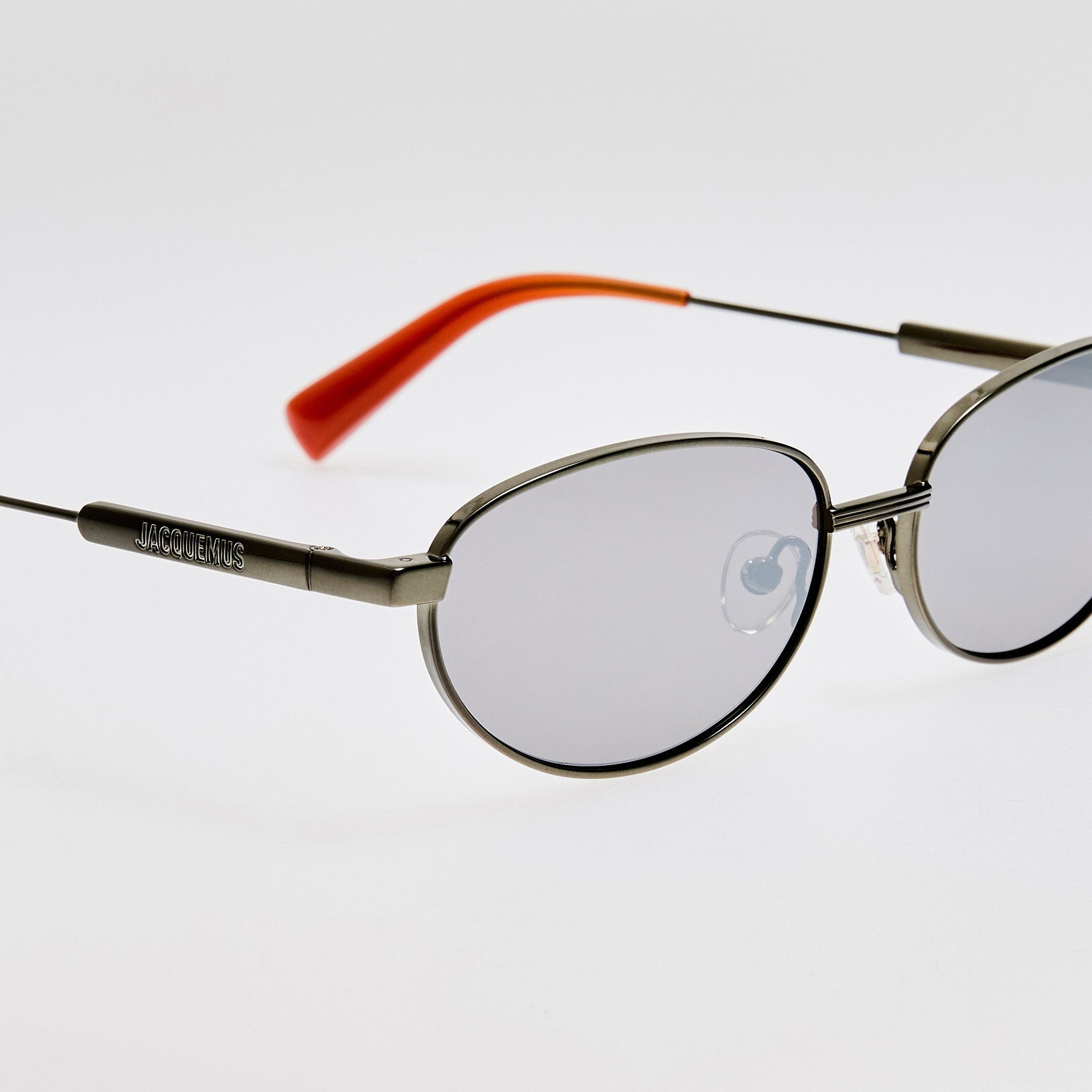 Alba Sunglasses in Shiny Green and Silver