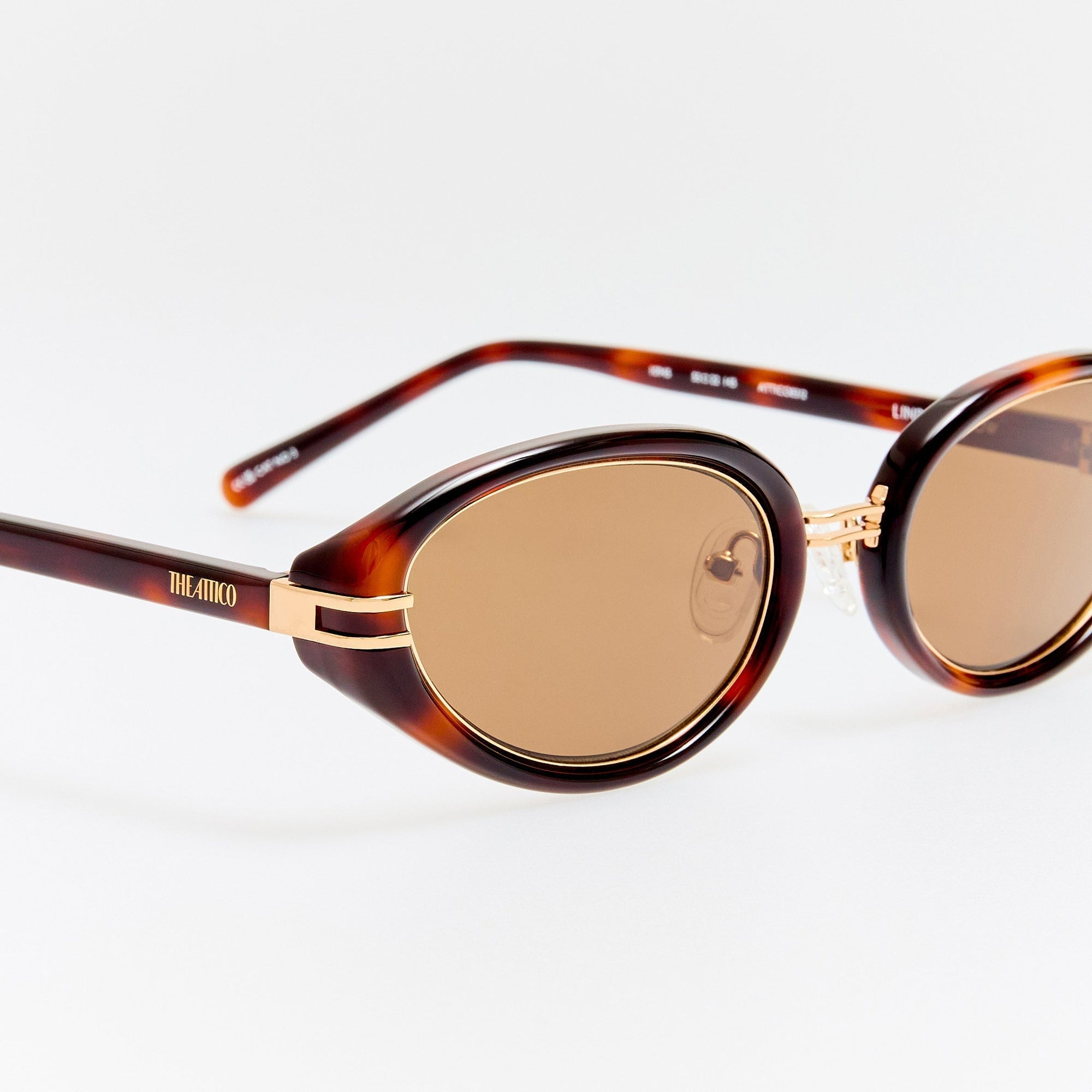 Ambra Oval Sunglasses in Tortoiseshell