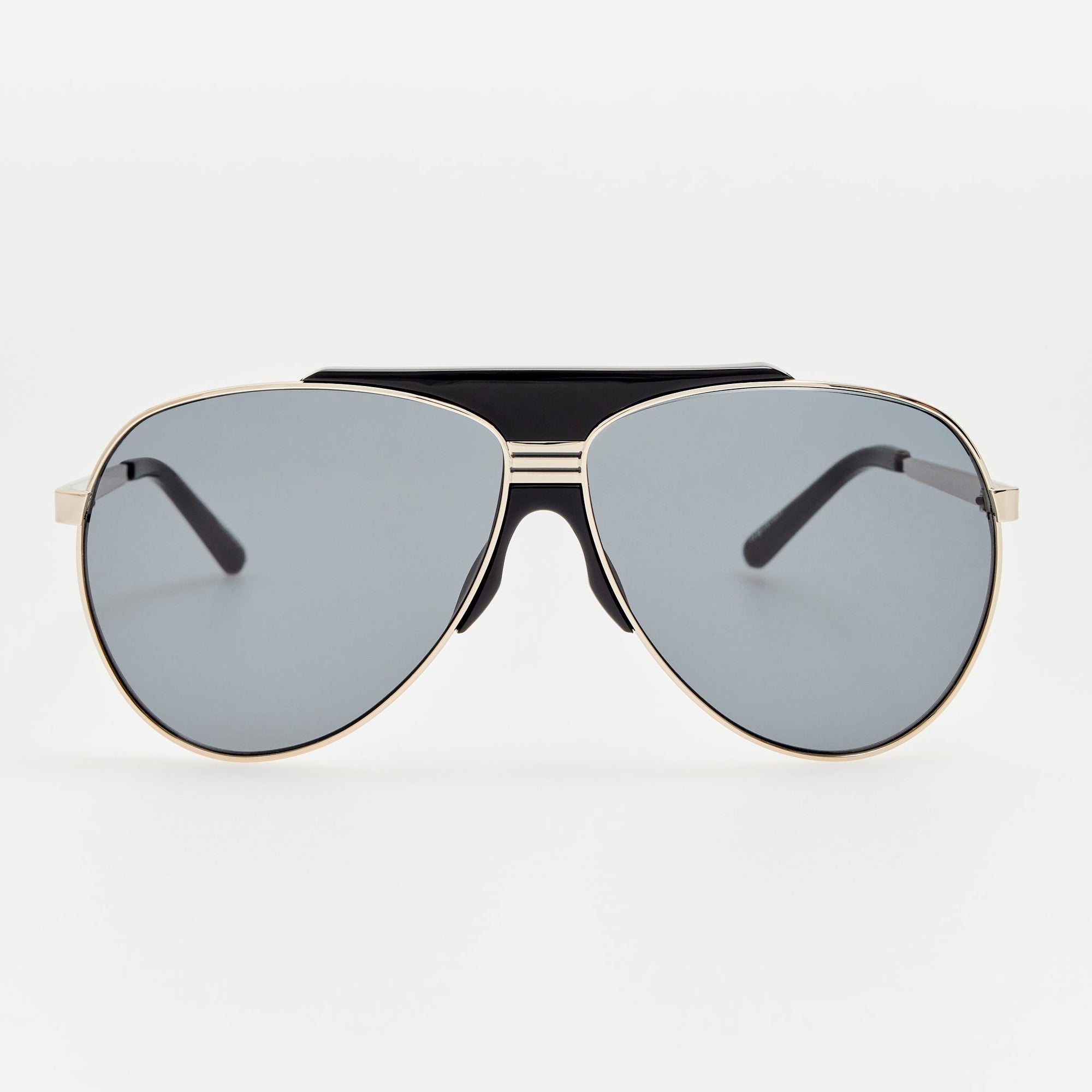 Amelia Sunglasses in Silver and Grey