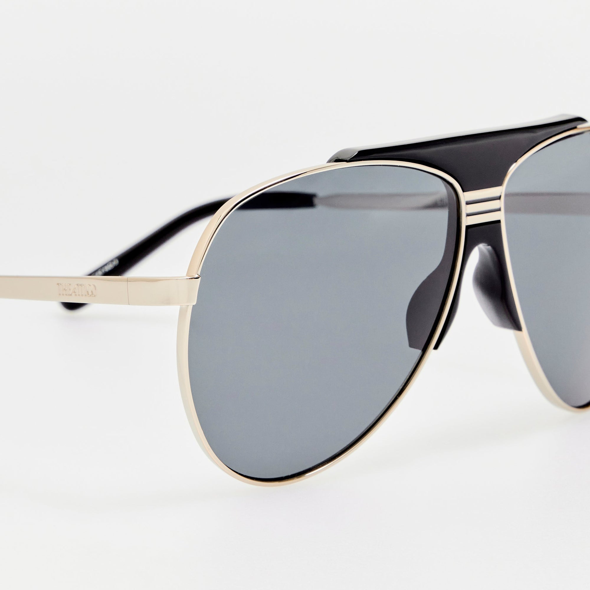 Amelia Sunglasses in Silver and Grey