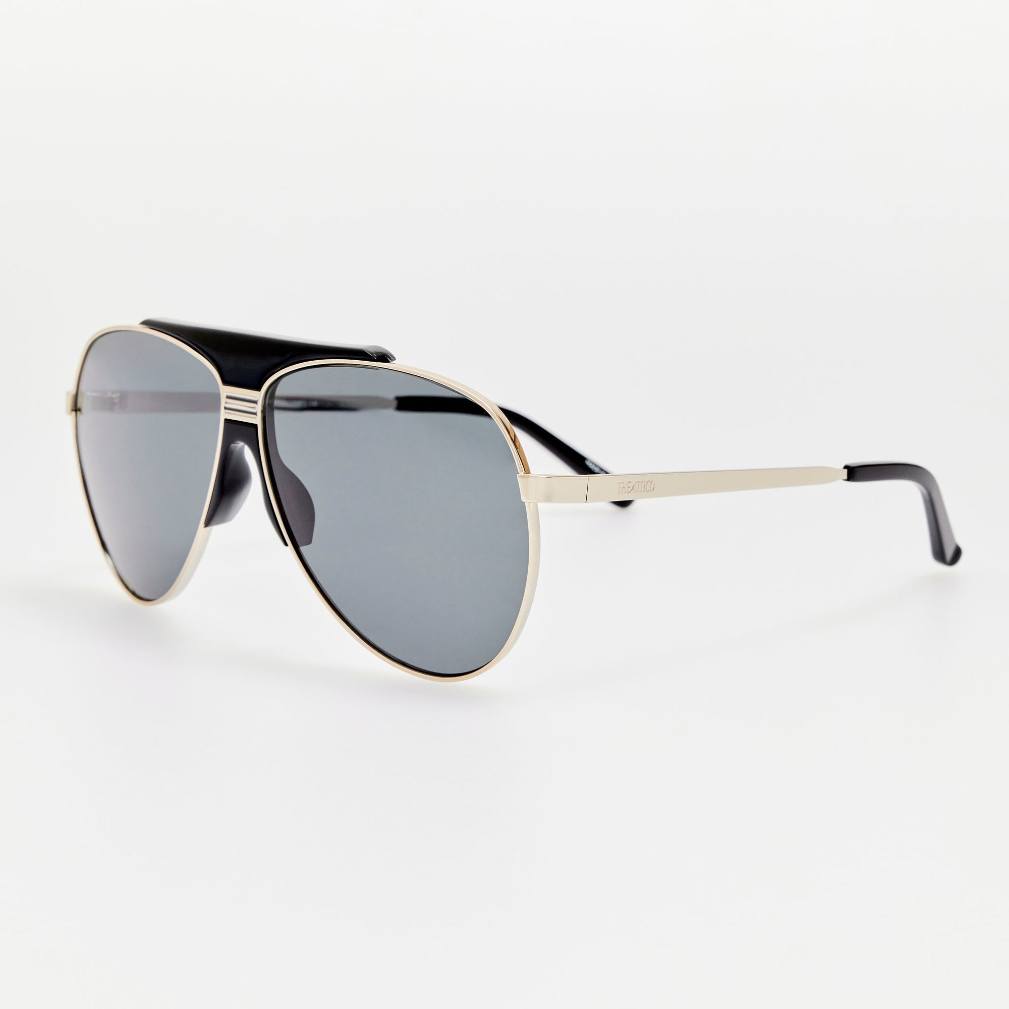 Amelia Sunglasses in Silver and Grey