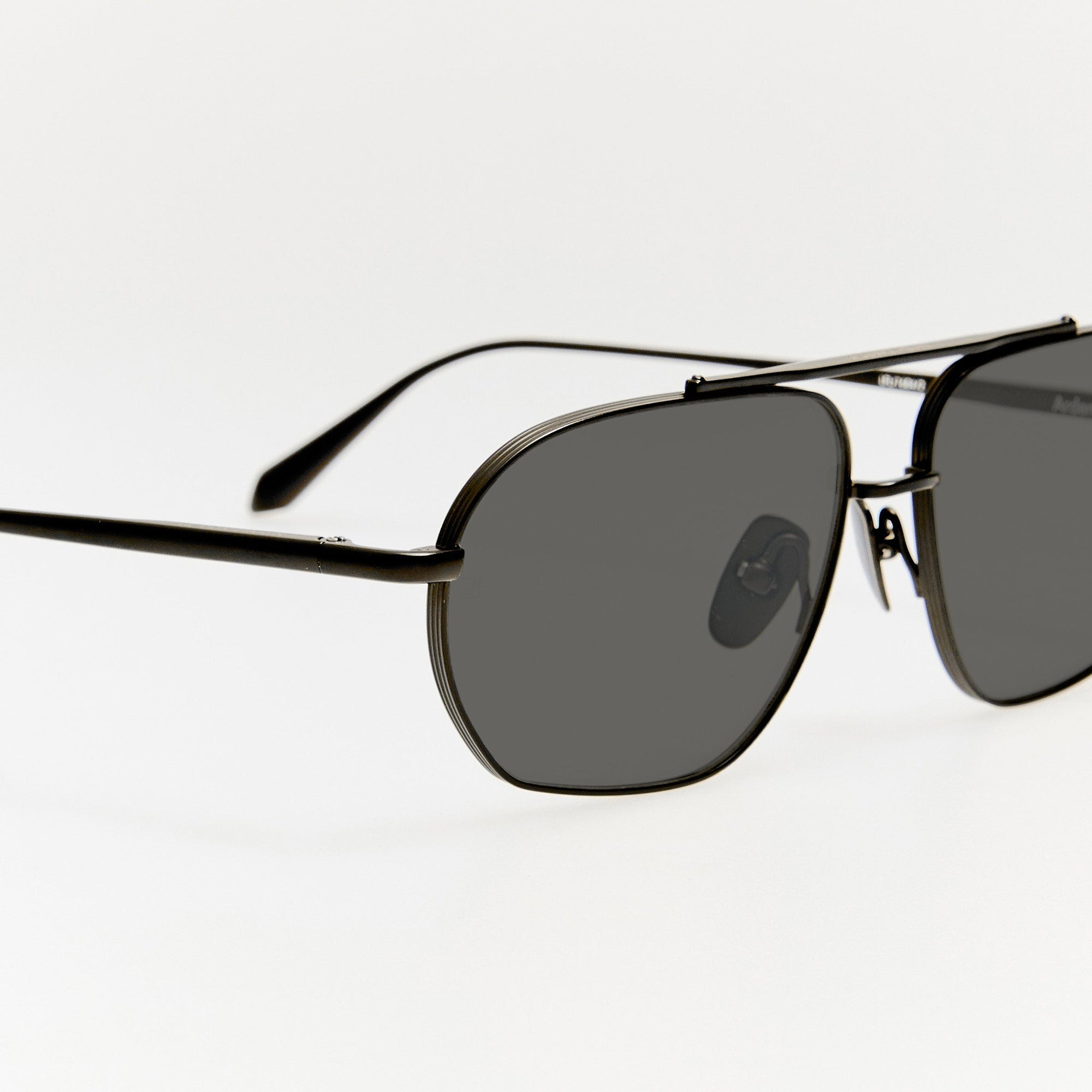 Arden Sunglasses in Matt Black Nickel