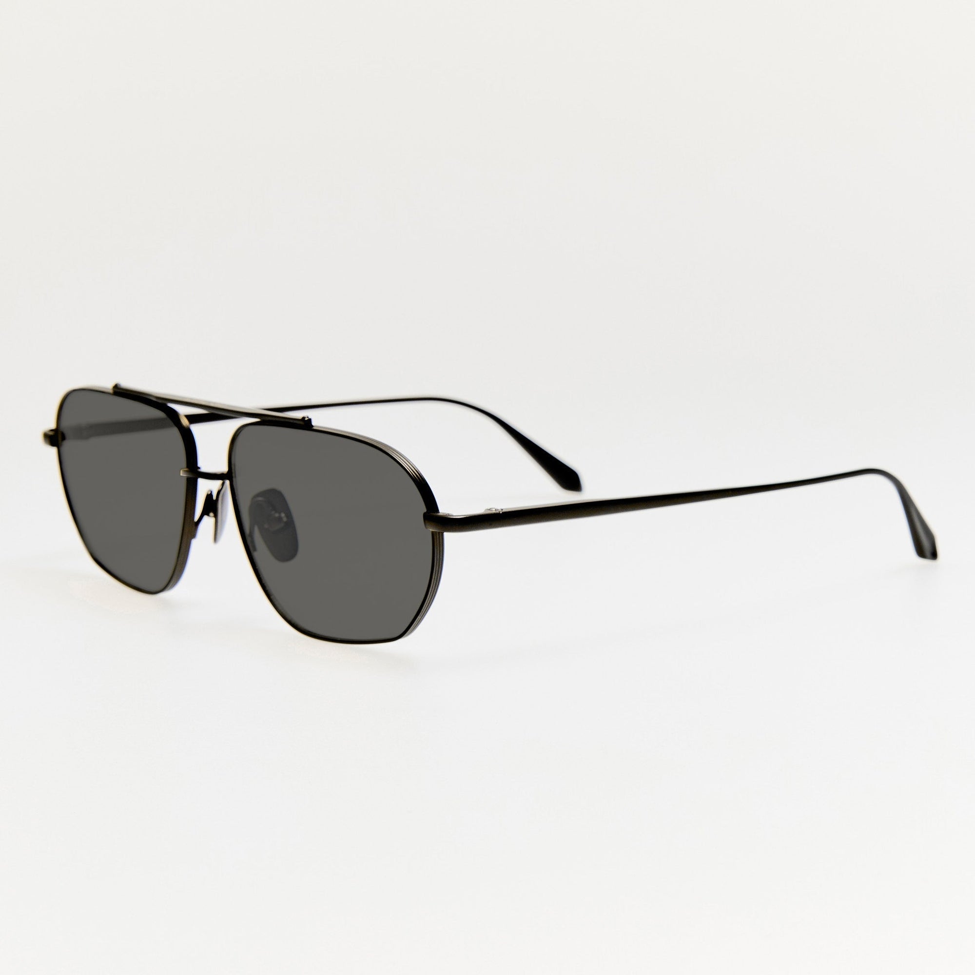 Arden Sunglasses in Matt Black Nickel