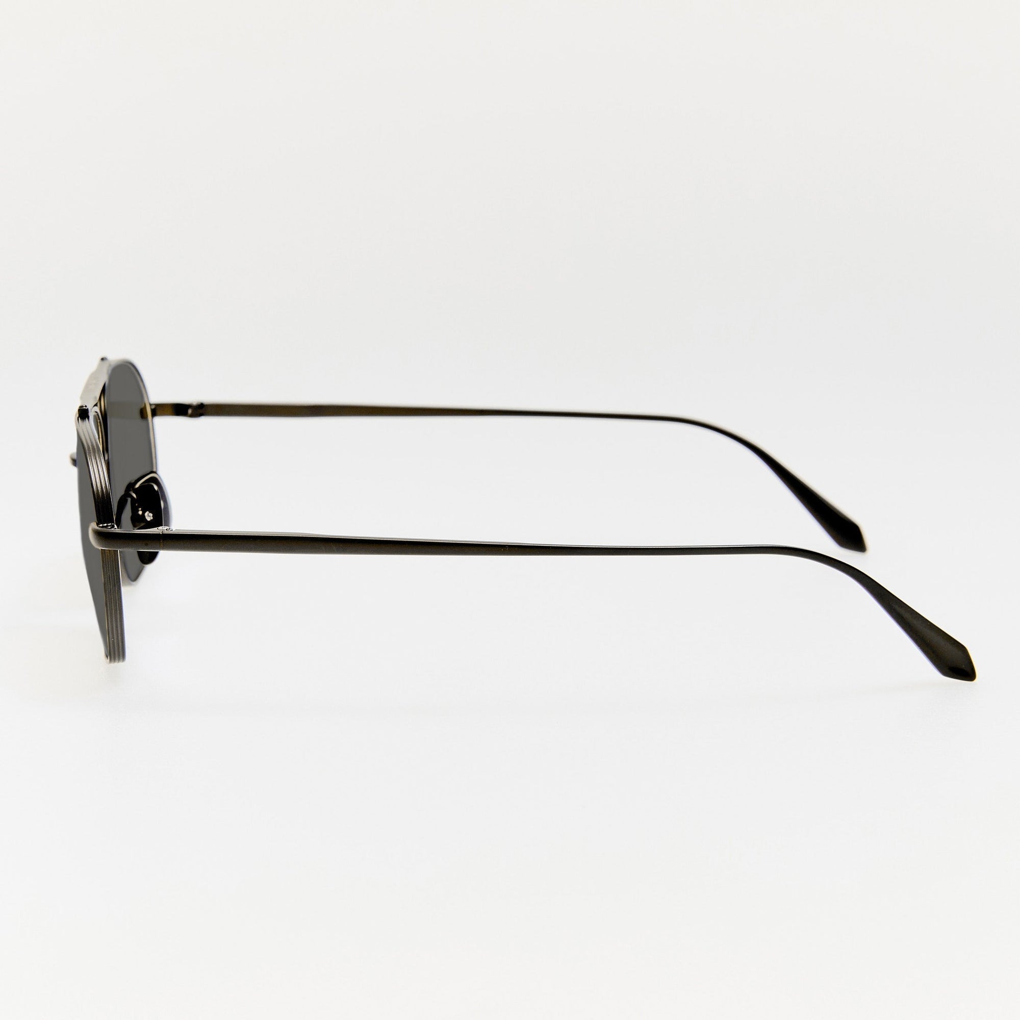 Arden Sunglasses in Matt Black Nickel