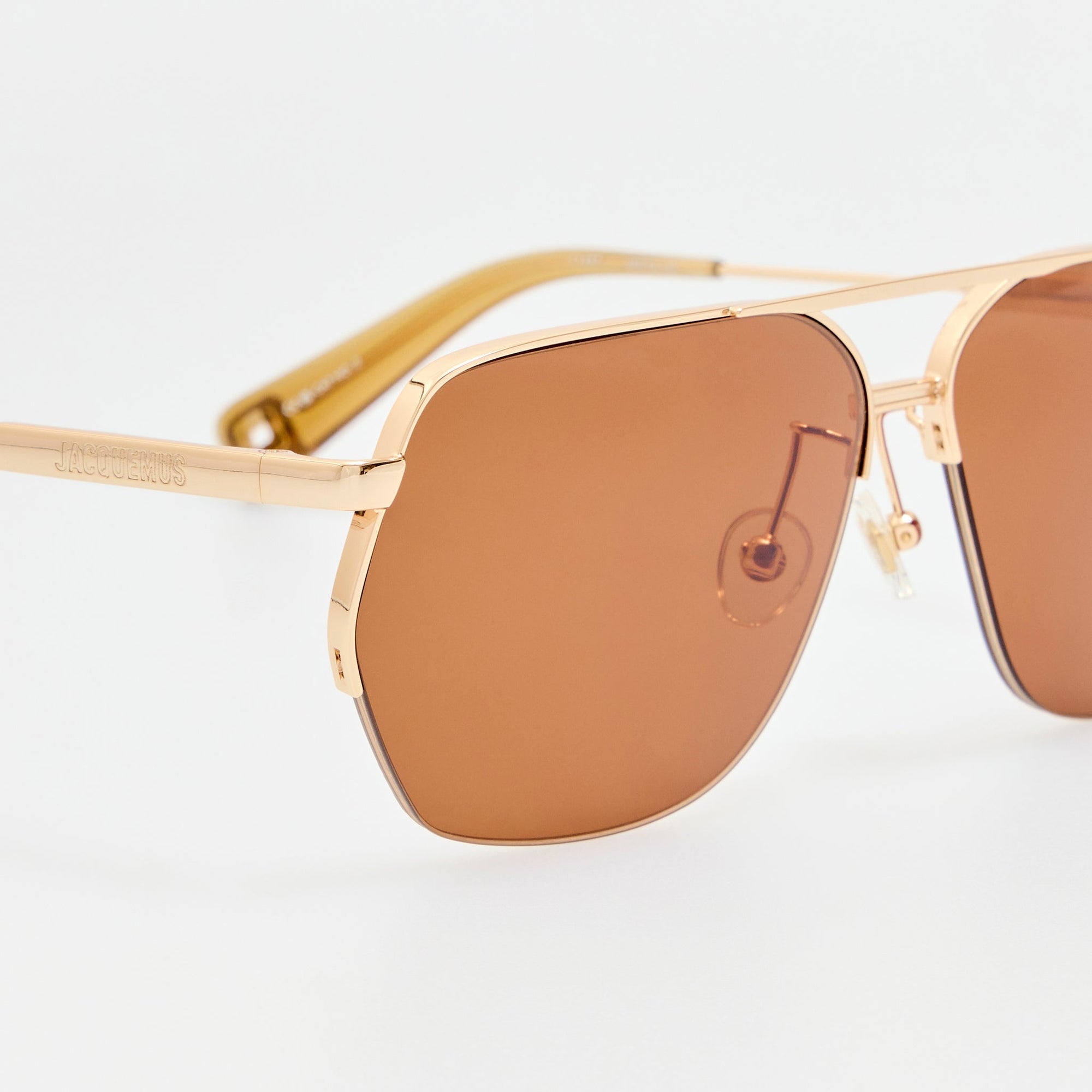 Aviador Sunglasses in Light Gold and Khaki