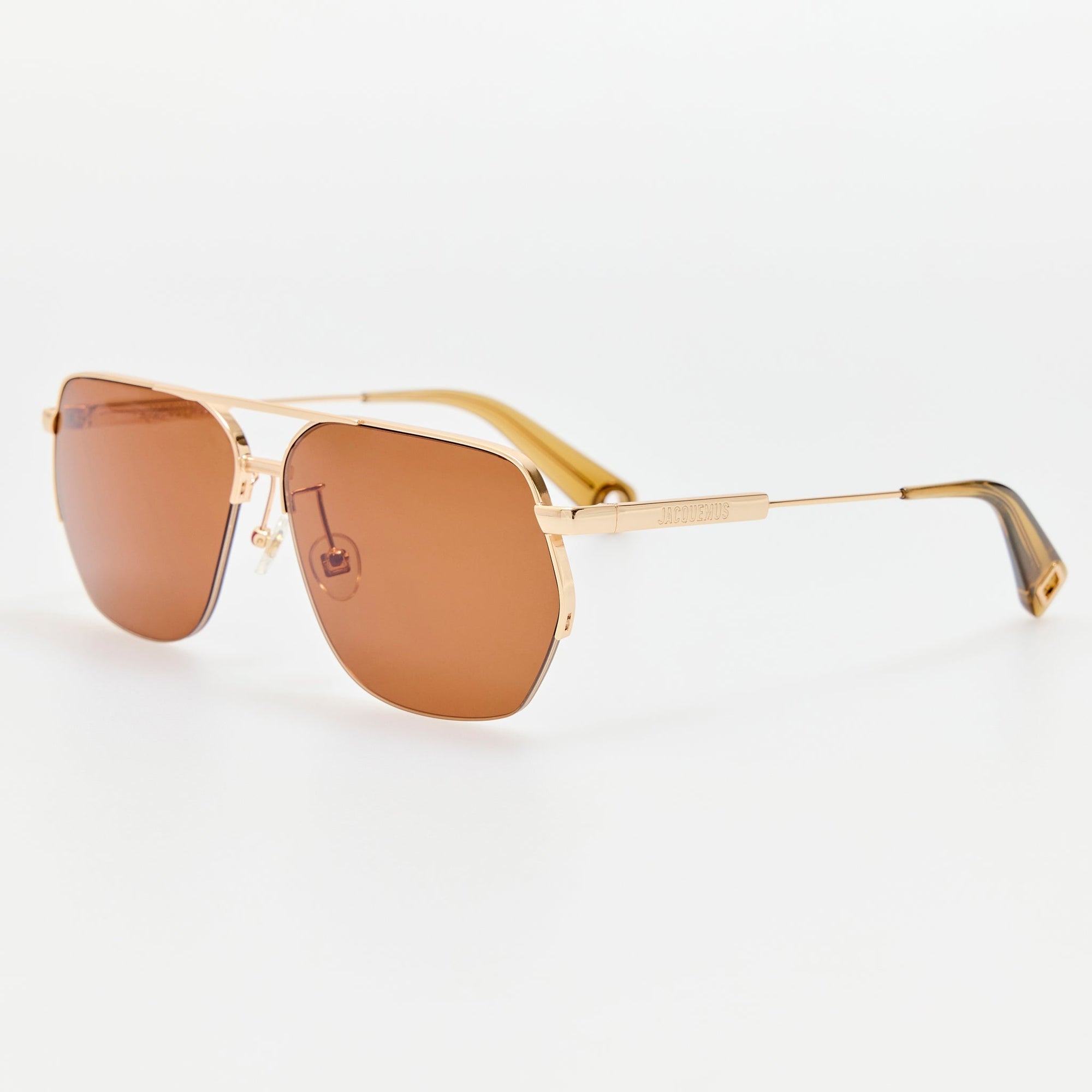 Aviador Sunglasses in Light Gold and Khaki