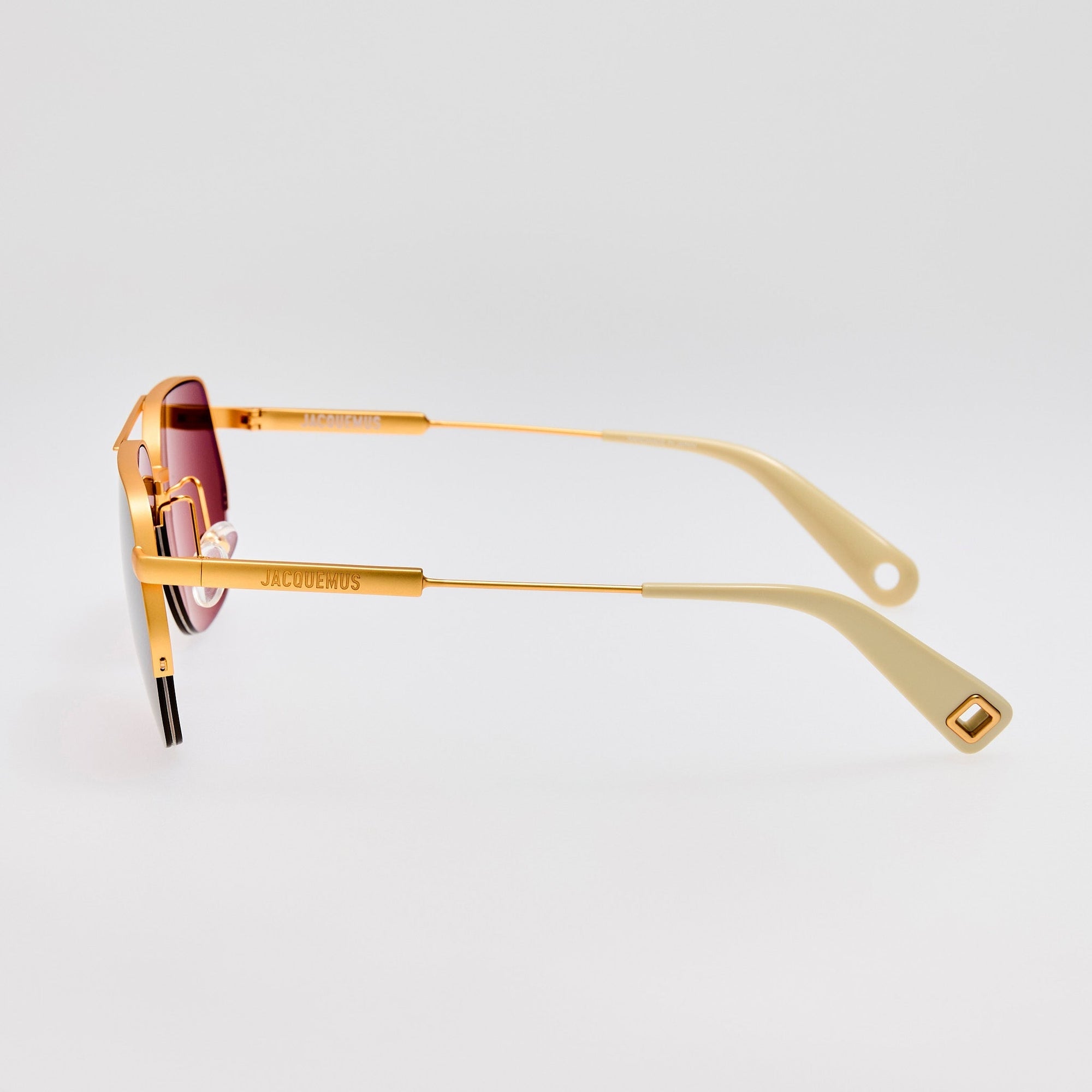 Aviador Sunglasses in Matt Gold and Brown