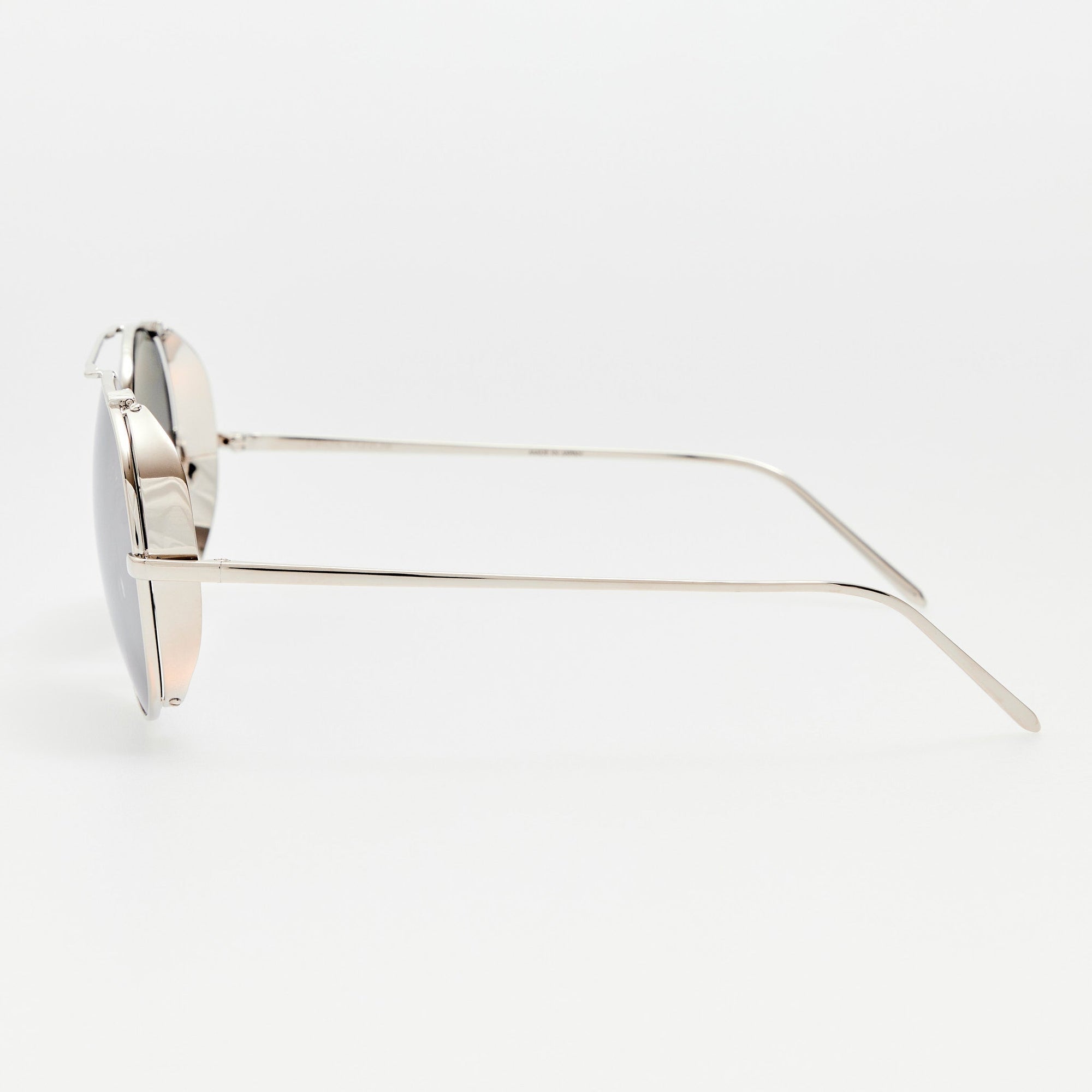 Aviator Sunglasses in 22K White Gold and Platinum