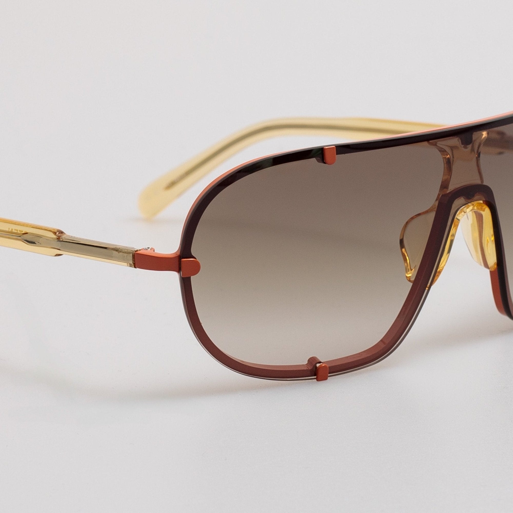 Aviator Sunglasses in Rust