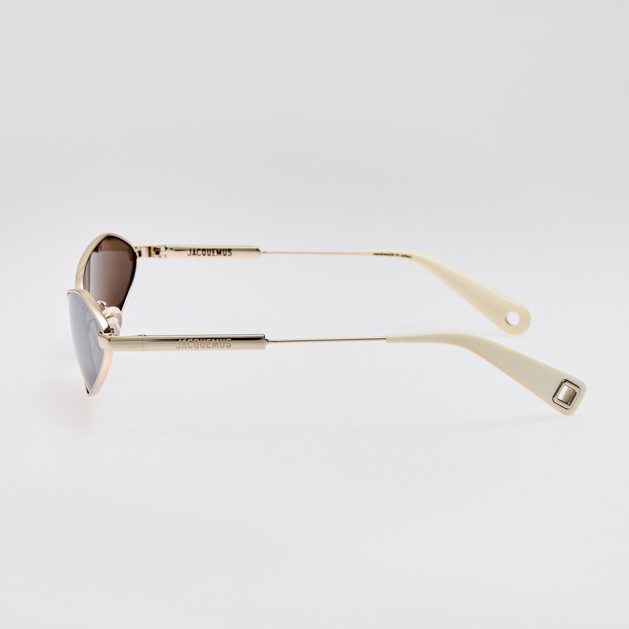 Bambino Angular Metal Sunglasses in Silver